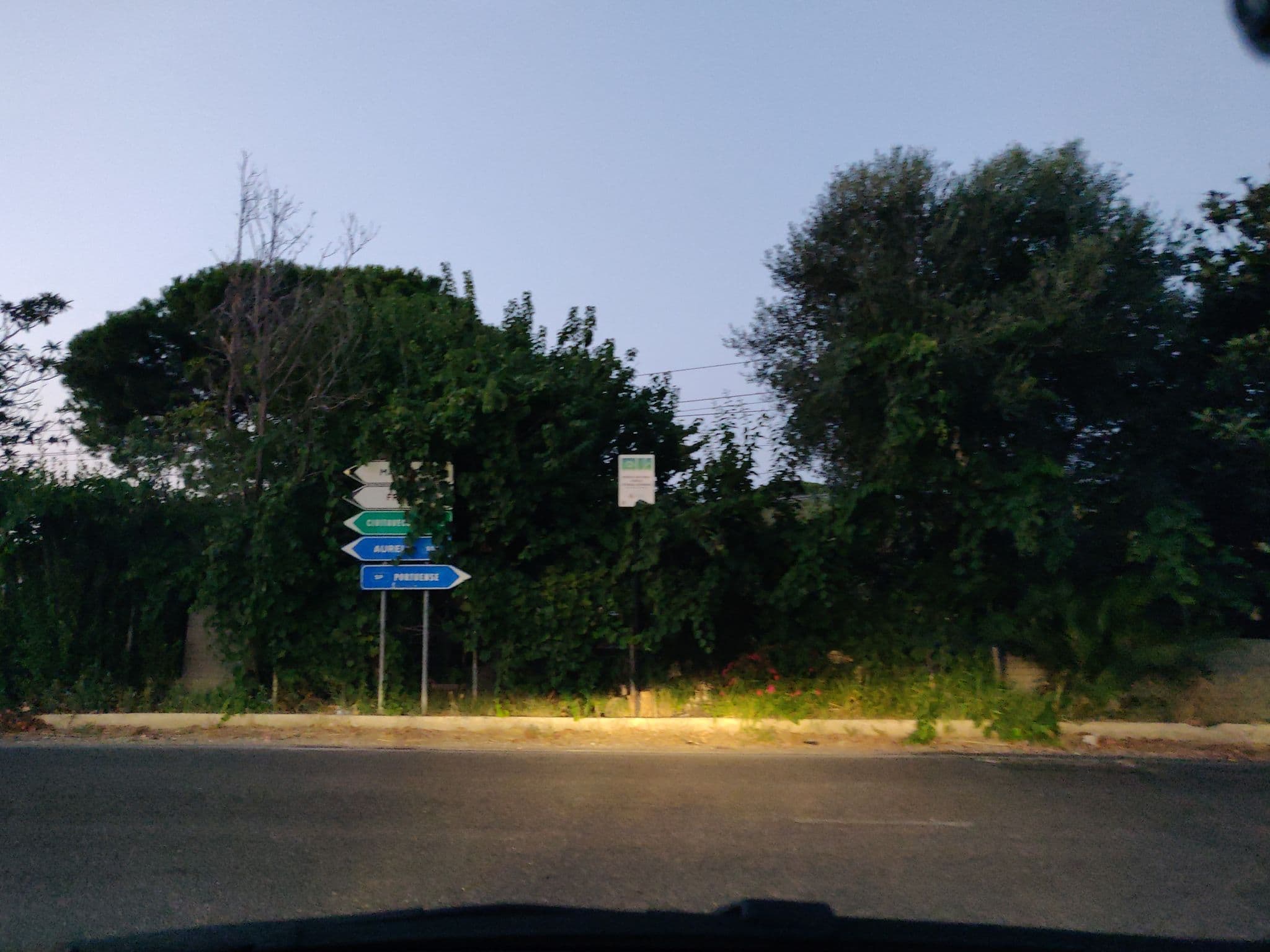 Street view near Casal Biosè, Parco Leonardo — © panbauletto (CC BY-SA · Mapillary)