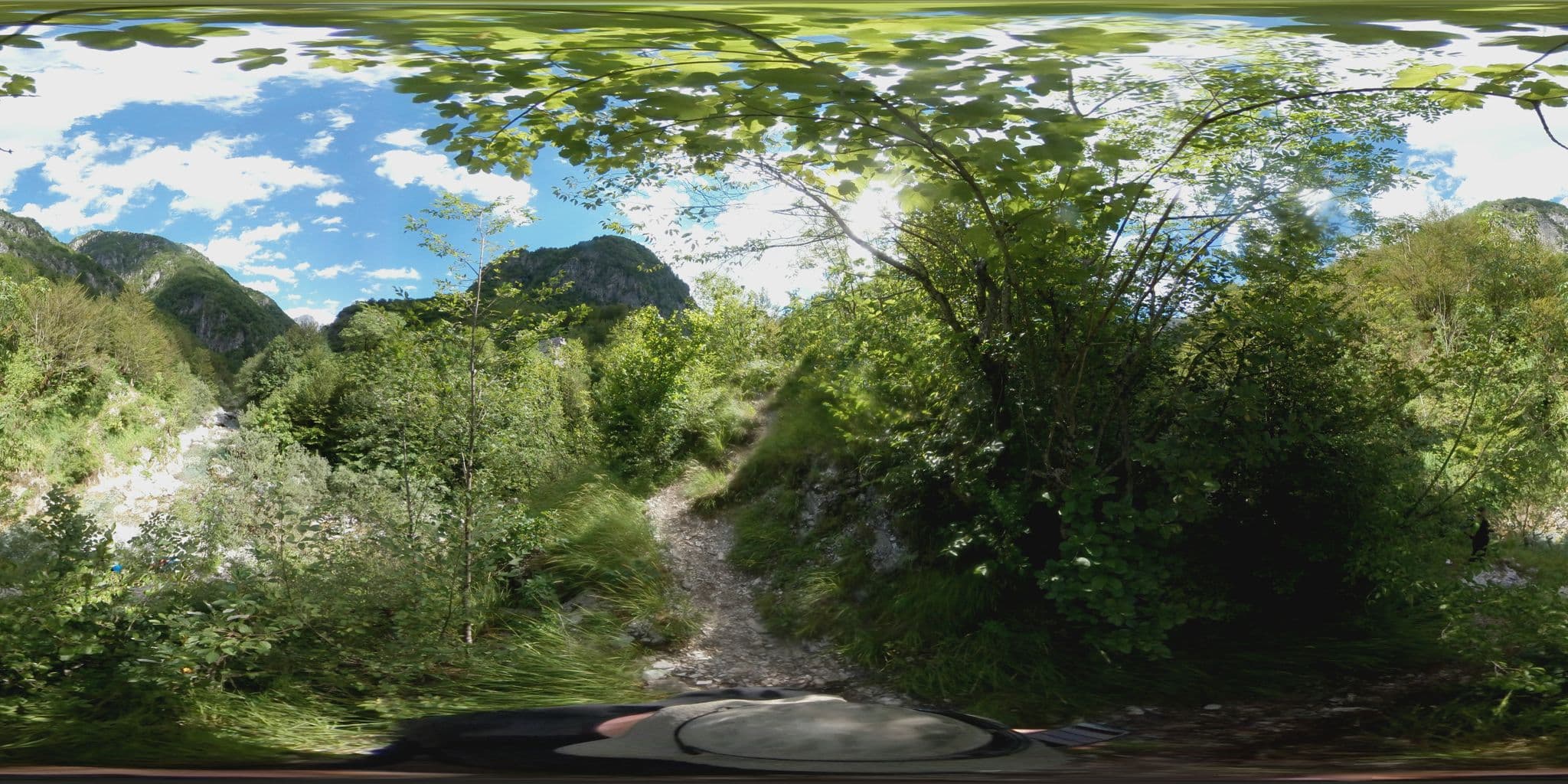 Street view near Bujtina "Blue Eye Kaprre", Hot — © denisju_osm (CC BY-SA · Mapillary)