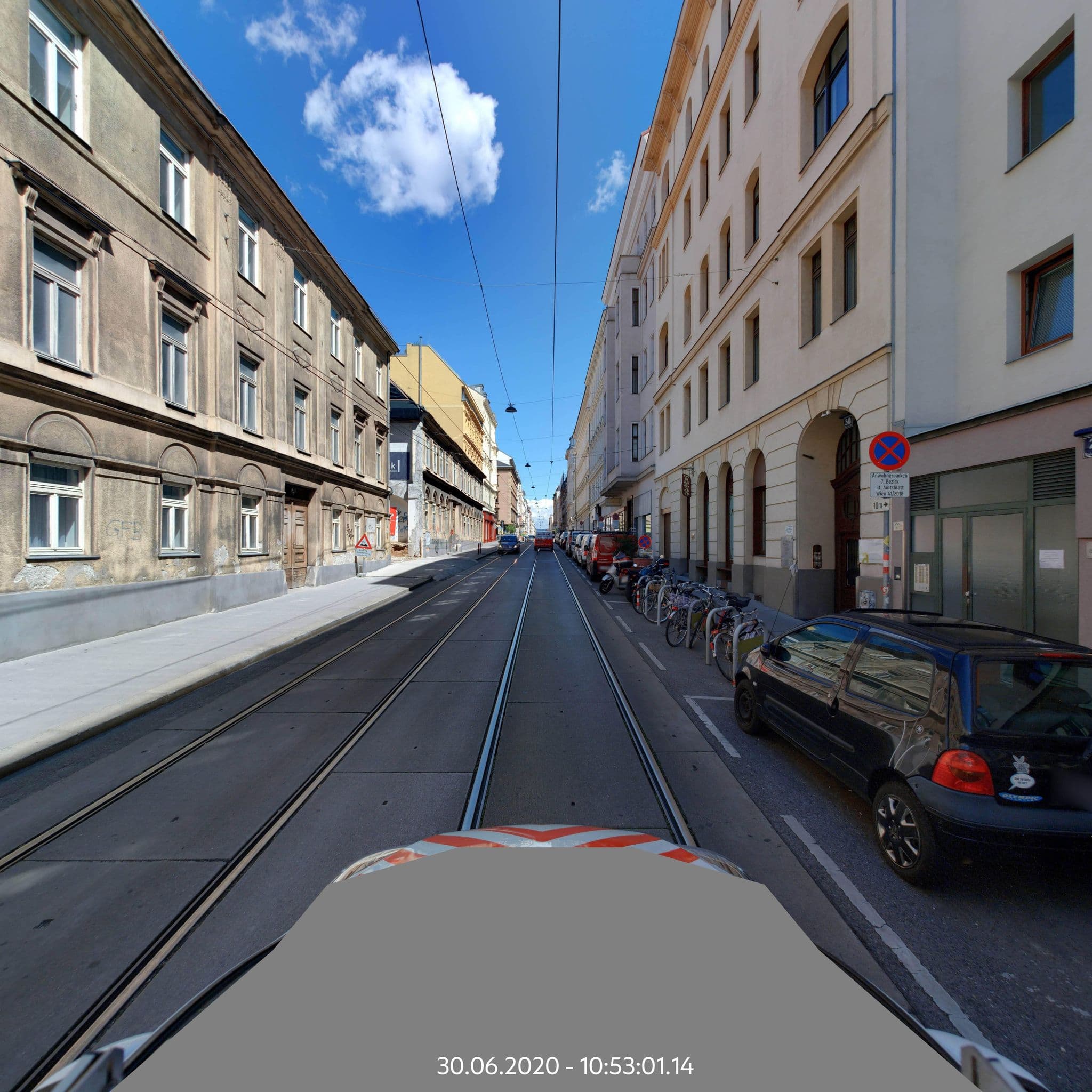 Street view near Kaiser23, Neubau — © eliasgander (CC BY-SA · Mapillary)