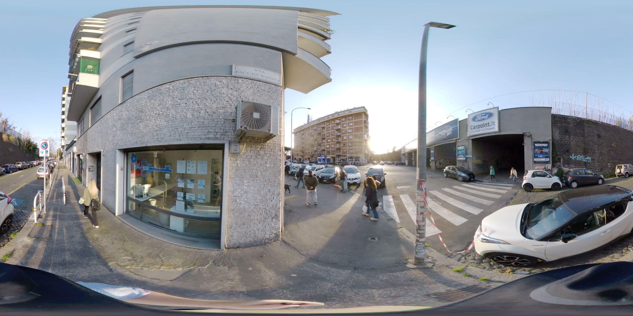 Street view near Domus Trastevere Casa Vacanza, Testaccio — © stefan-RolfsRom (CC BY-SA · Mapillary)