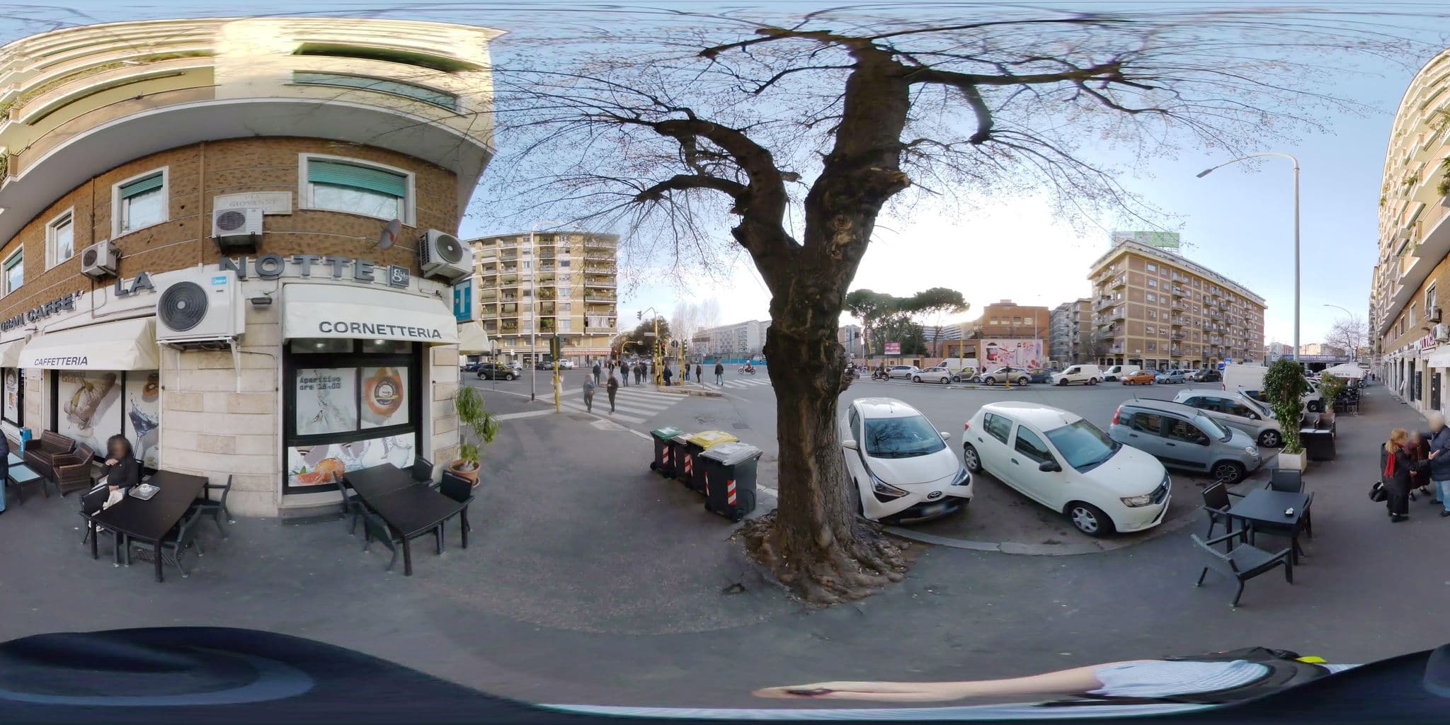 Street view near Bed & Breakfast Association of Rome, Testaccio — © stefan-RolfsRom (CC BY-SA · Mapillary)