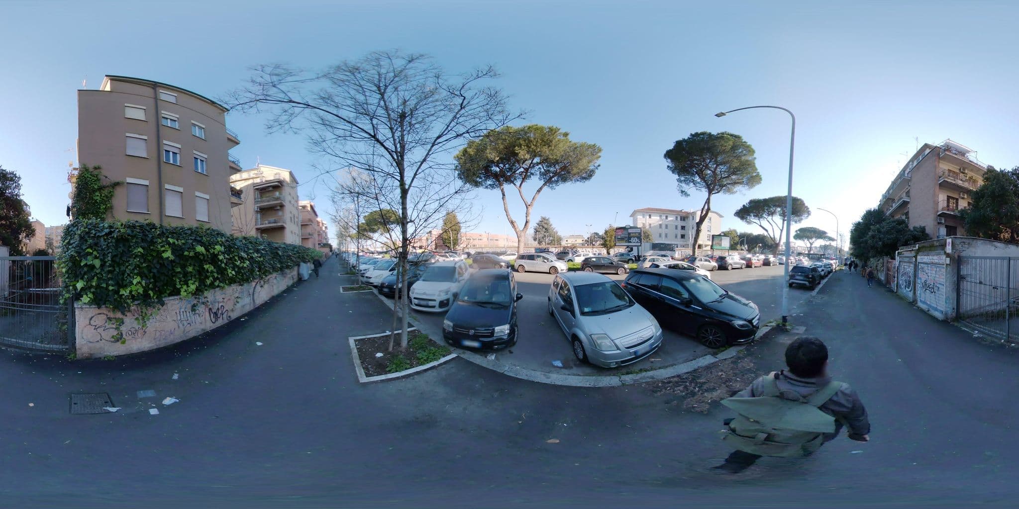 Street view near Casa Olivieri, Testaccio — © mapconcierge (CC BY-SA · Mapillary)