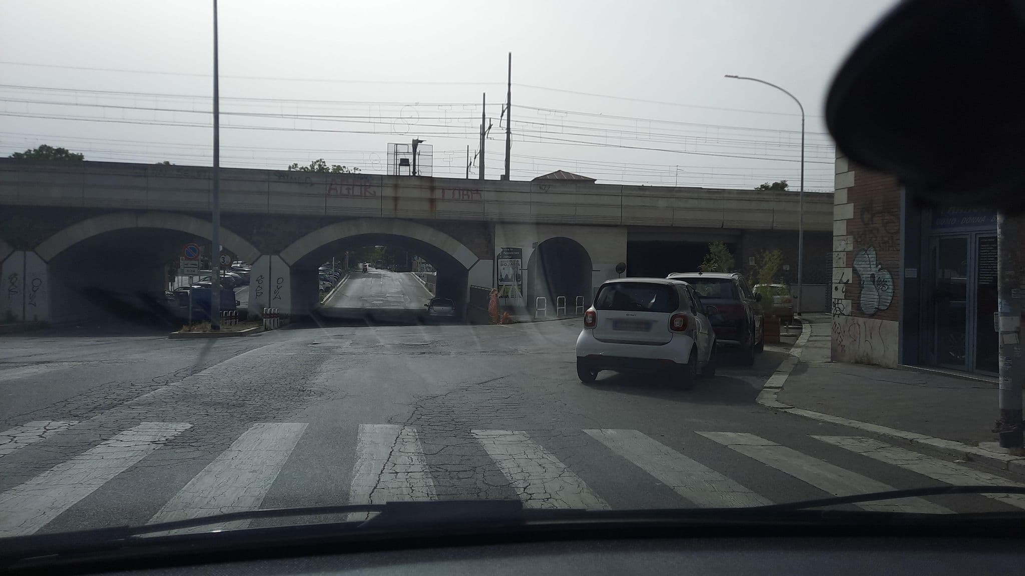 Street view near St. Paul Palace Relais, Testaccio — © annaquatrano (CC BY-SA · Mapillary)