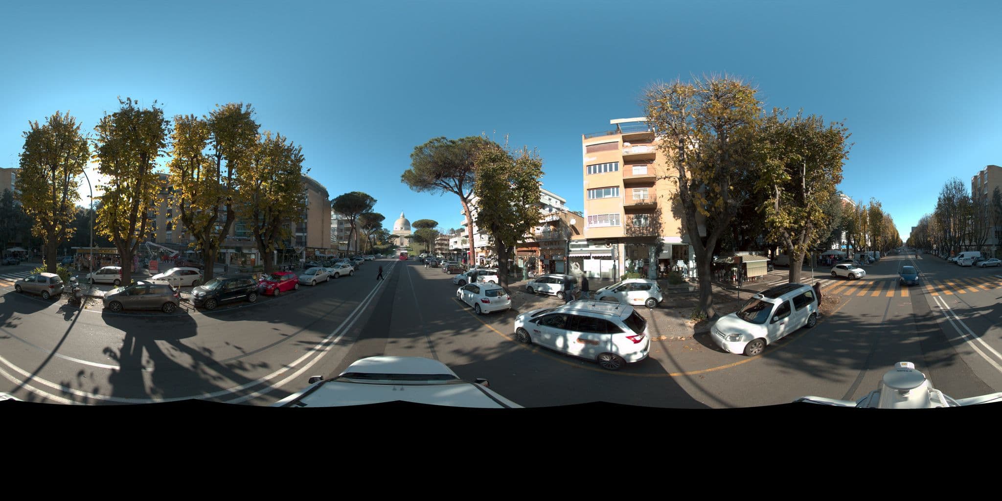 Street view near B&B Eur Executive Inn, Testaccio — © marcosantoni (CC BY-SA · Mapillary)