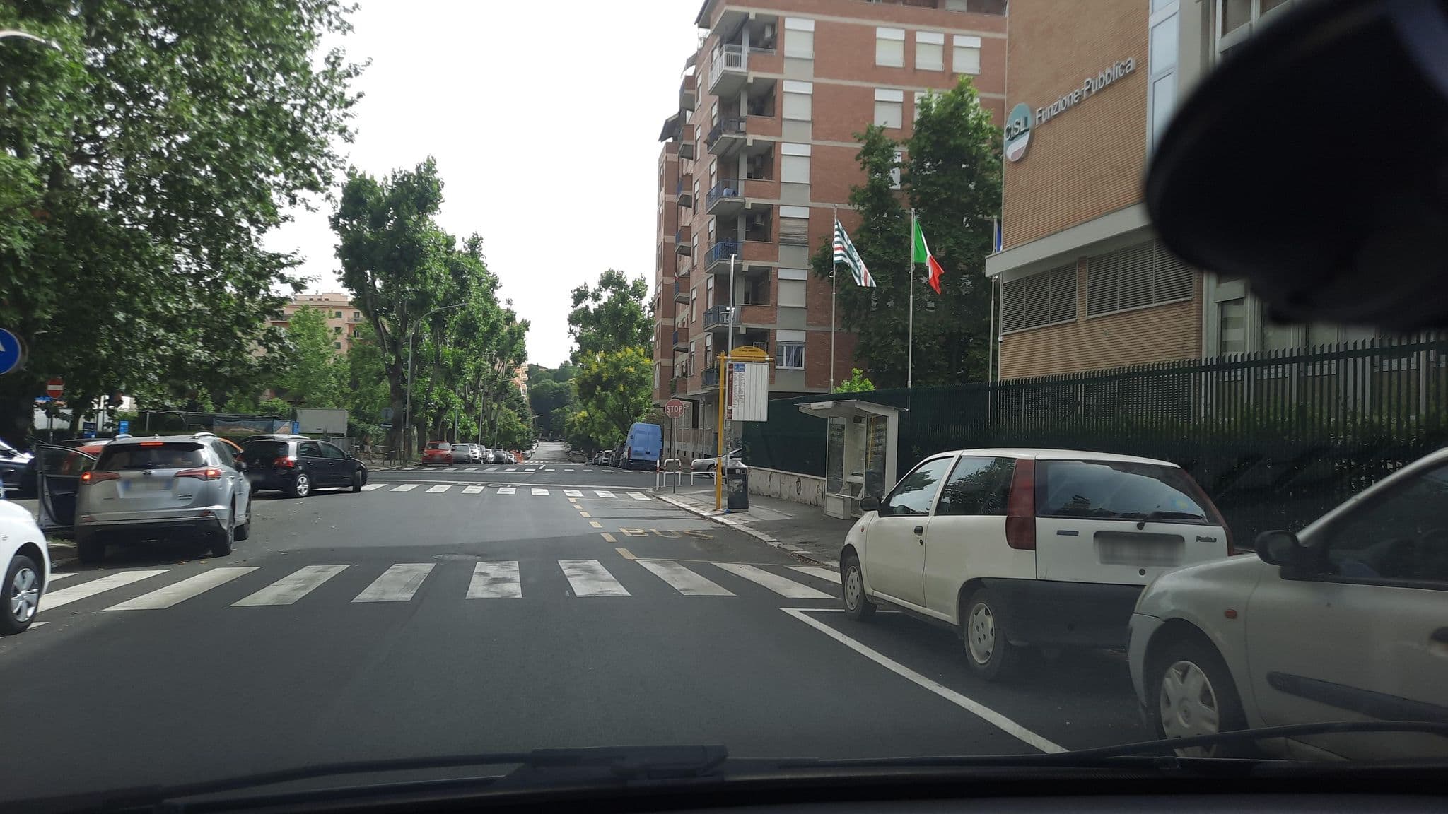 Street view near Domus Margherita, Testaccio — © annaquatrano (CC BY-SA · Mapillary)