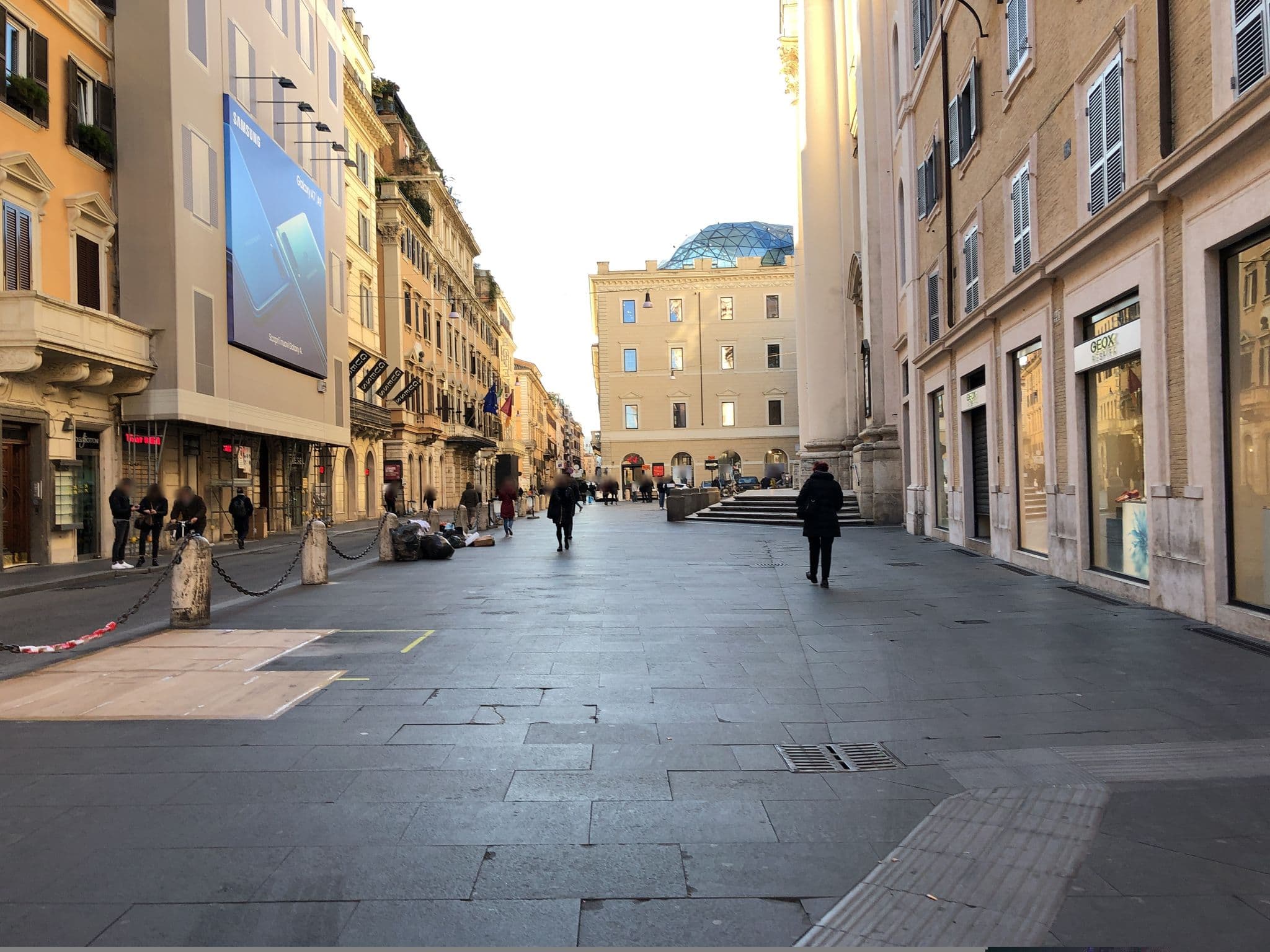 Street view near Town House Spagna- luxury Rooms with Jacuzzi Bath, Campo Marzio — © peterleth (CC BY-SA · Mapillary)