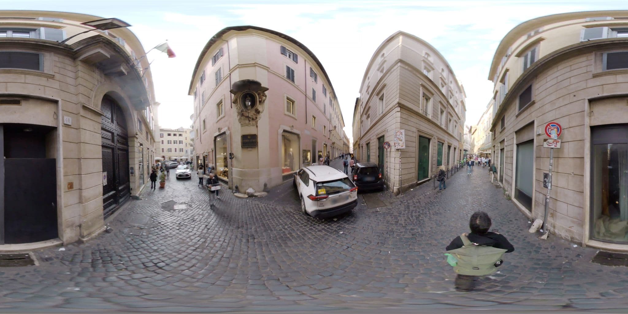 Street view near Martivs Private Suites, Sant'Eustachio — © mapconcierge (CC BY-SA · Mapillary)