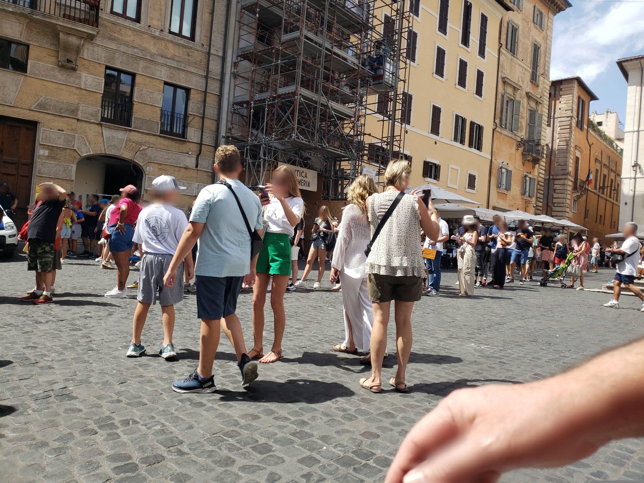 Street view near Domus Rotundae Pantheon, Sant'Eustachio — © mapfool (CC BY-SA · Mapillary)