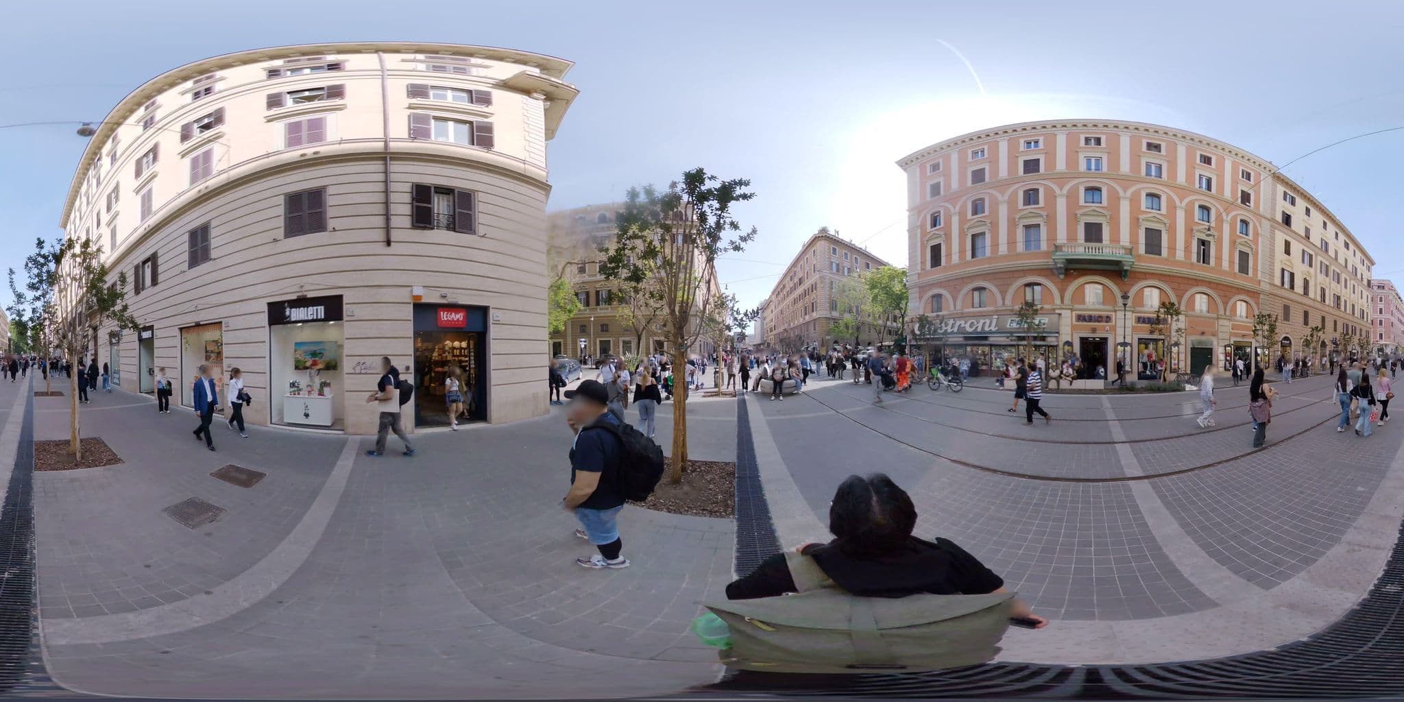 Street view near Polinari Rooms San Pietro Roma, Borgo — © mapconcierge (CC BY-SA · Mapillary)