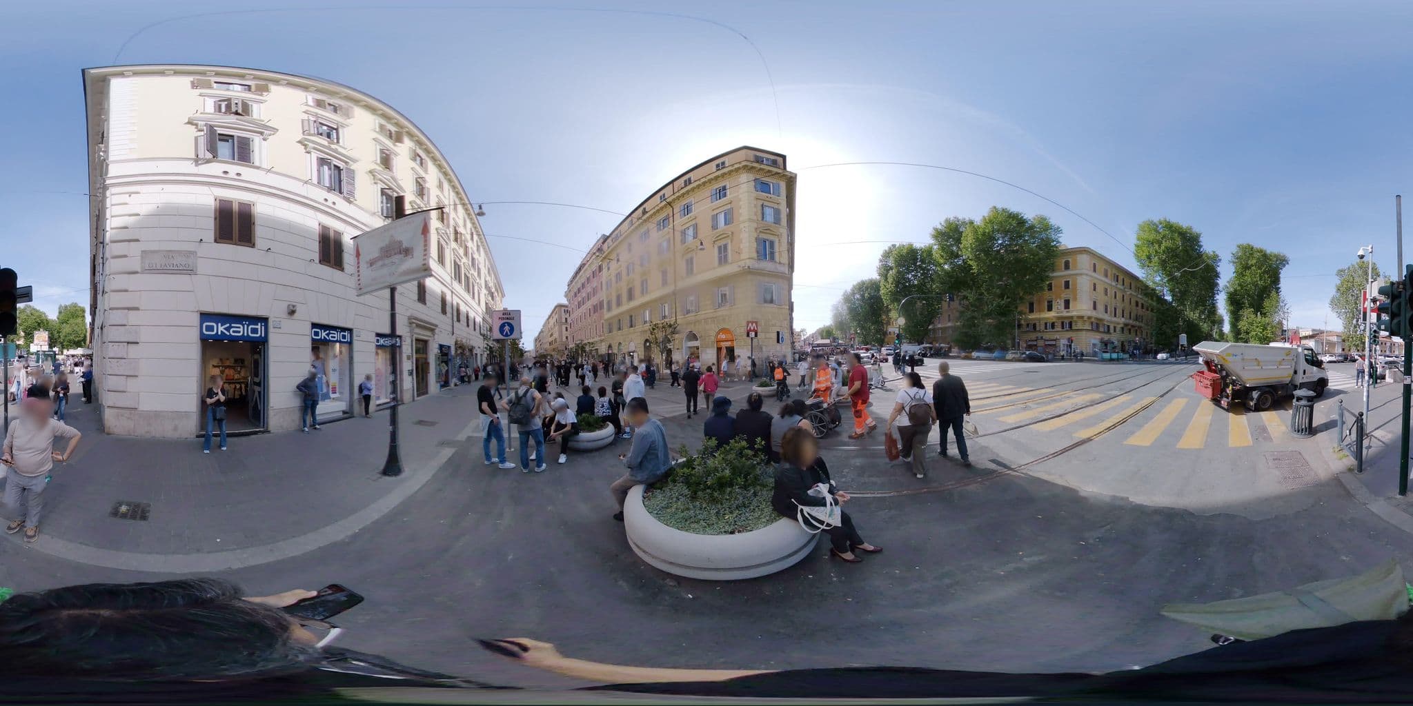 Street view near B&B Casa Romana, Prati — © mapconcierge (CC BY-SA · Mapillary)