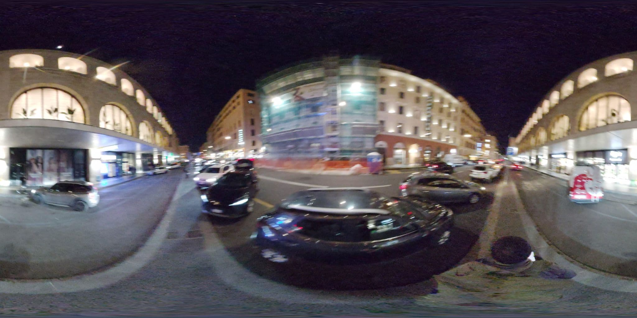 Street view near Hotel Robinson Gestione General Service Institute, Castro Pretorio — © mapconcierge (CC BY-SA · Mapillary)