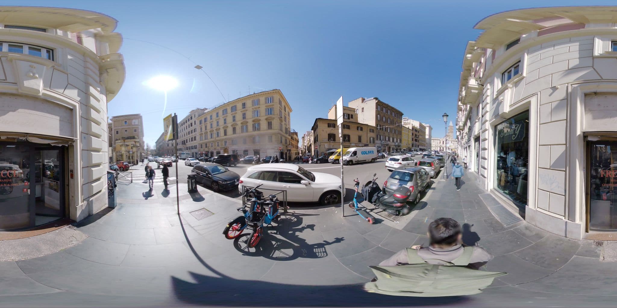 Street view near Around Corner Colosseo B&B, Monti — © mapconcierge (CC BY-SA · Mapillary)