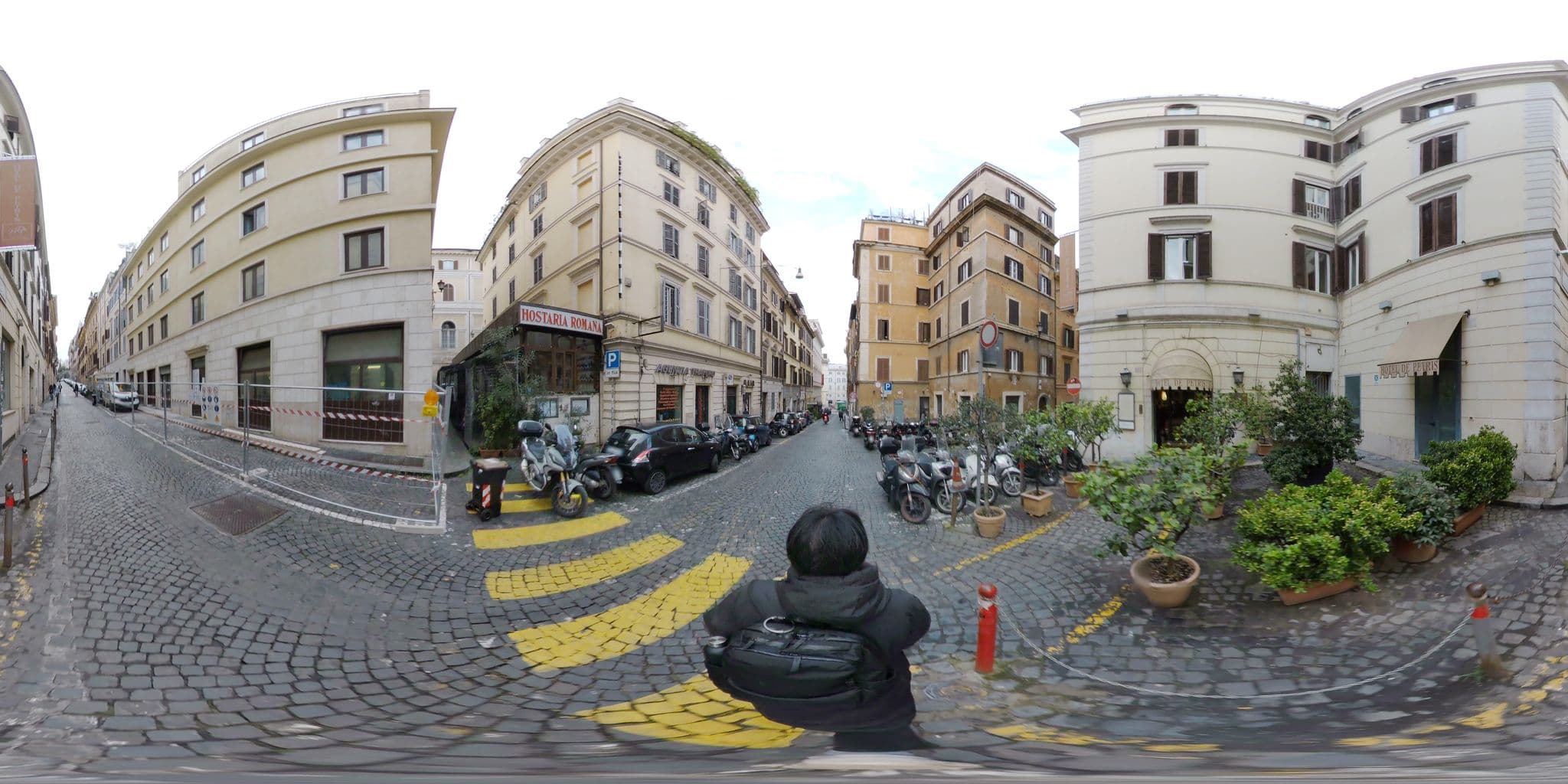 Street view near Hotel Boccaccio, Ludovisi — © akiyoshiii213 (CC BY-SA · Mapillary)