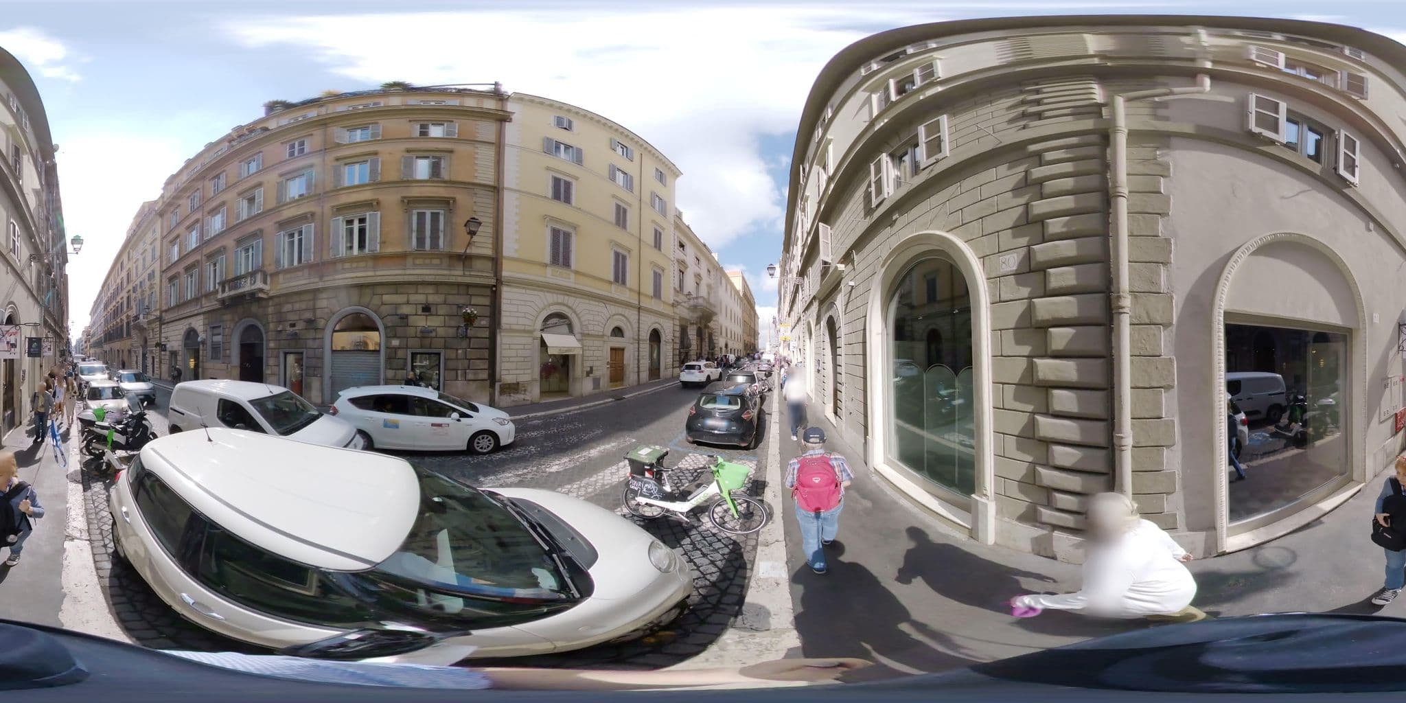 Street view near Suite Sistina, Ludovisi — © stefan-RolfsRom (CC BY-SA · Mapillary)