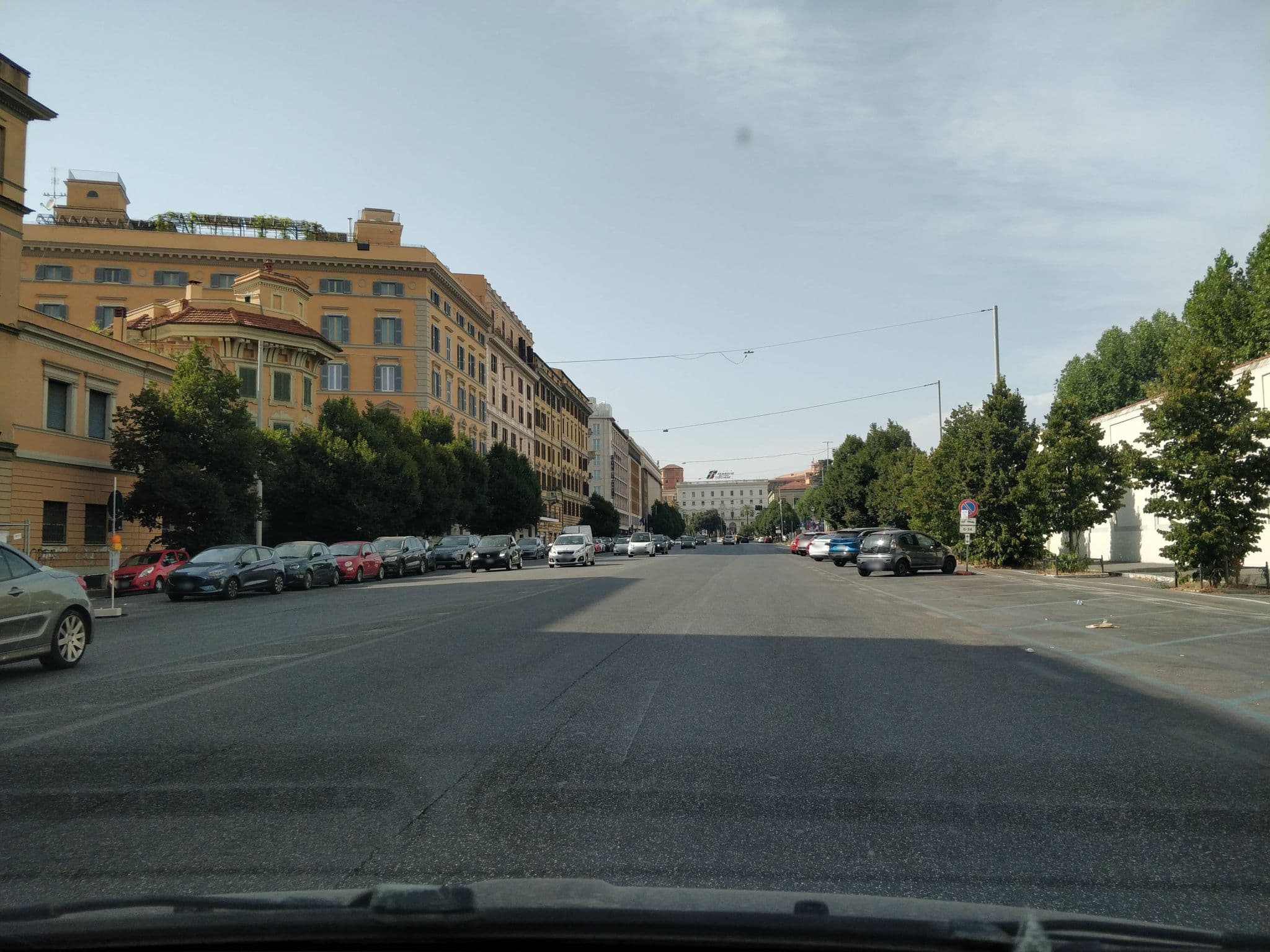 Street view near Cristina Hotel, Castro Pretorio — © panbauletto (CC BY-SA · Mapillary)