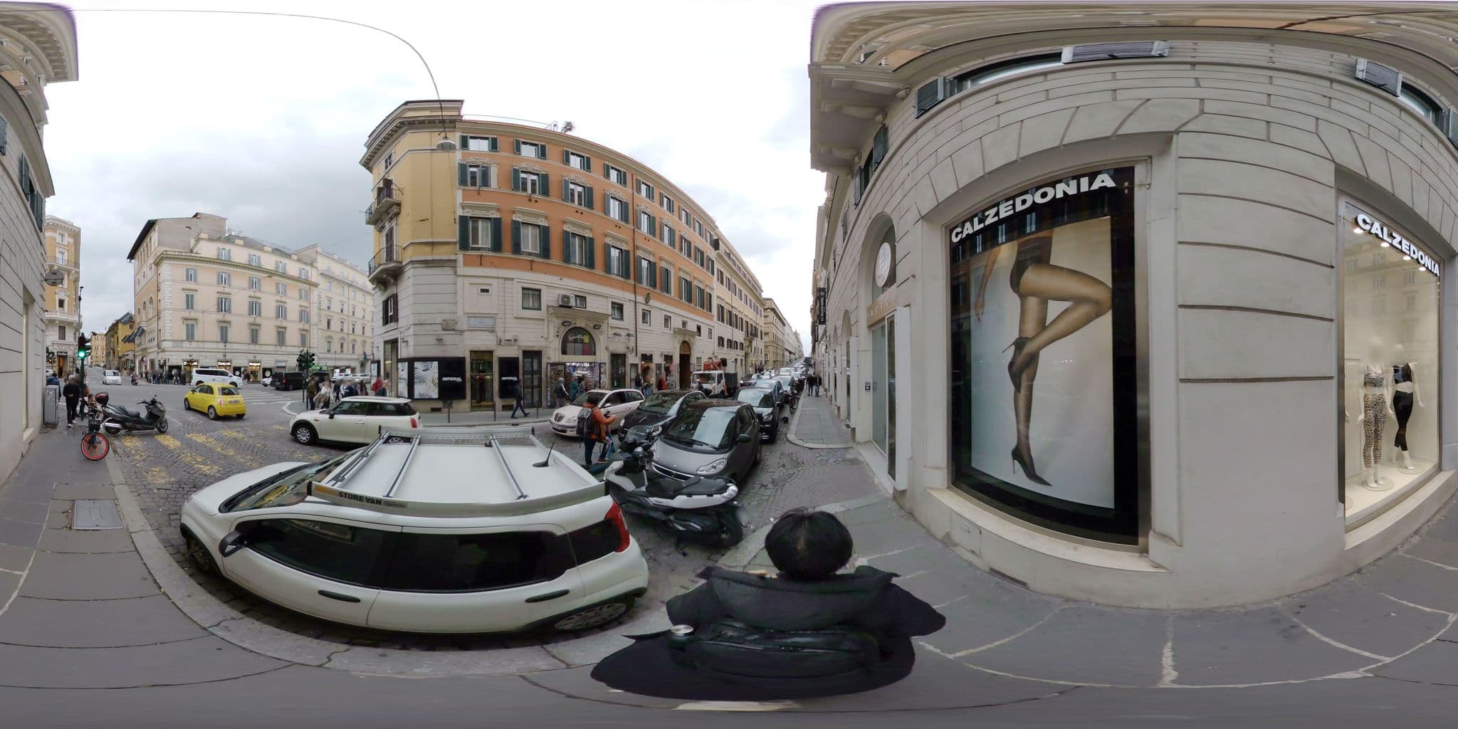Street view near Hotel Zara, Ludovisi — © akiyoshiii213 (CC BY-SA · Mapillary)