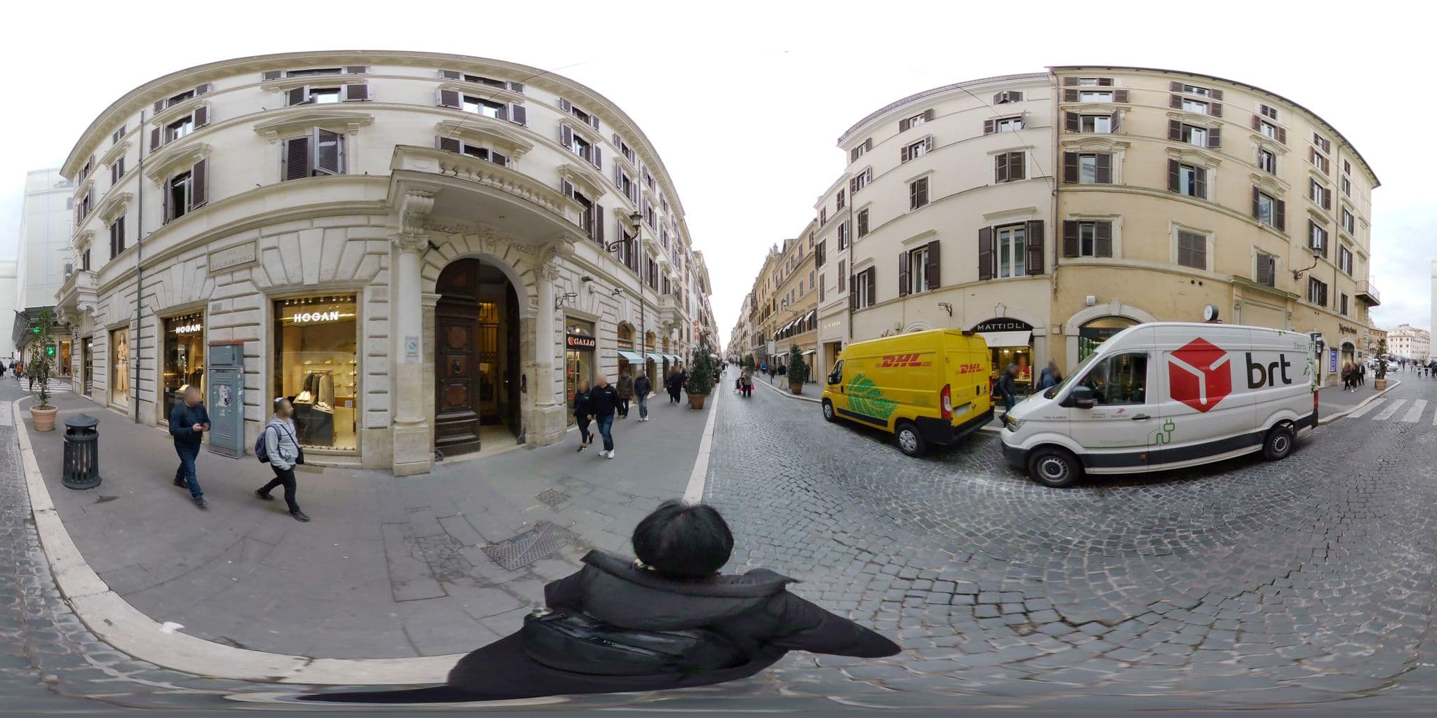 Street view near Hotel Piazza Di Spagna, Campo Marzio — © akiyoshiii213 (CC BY-SA · Mapillary)