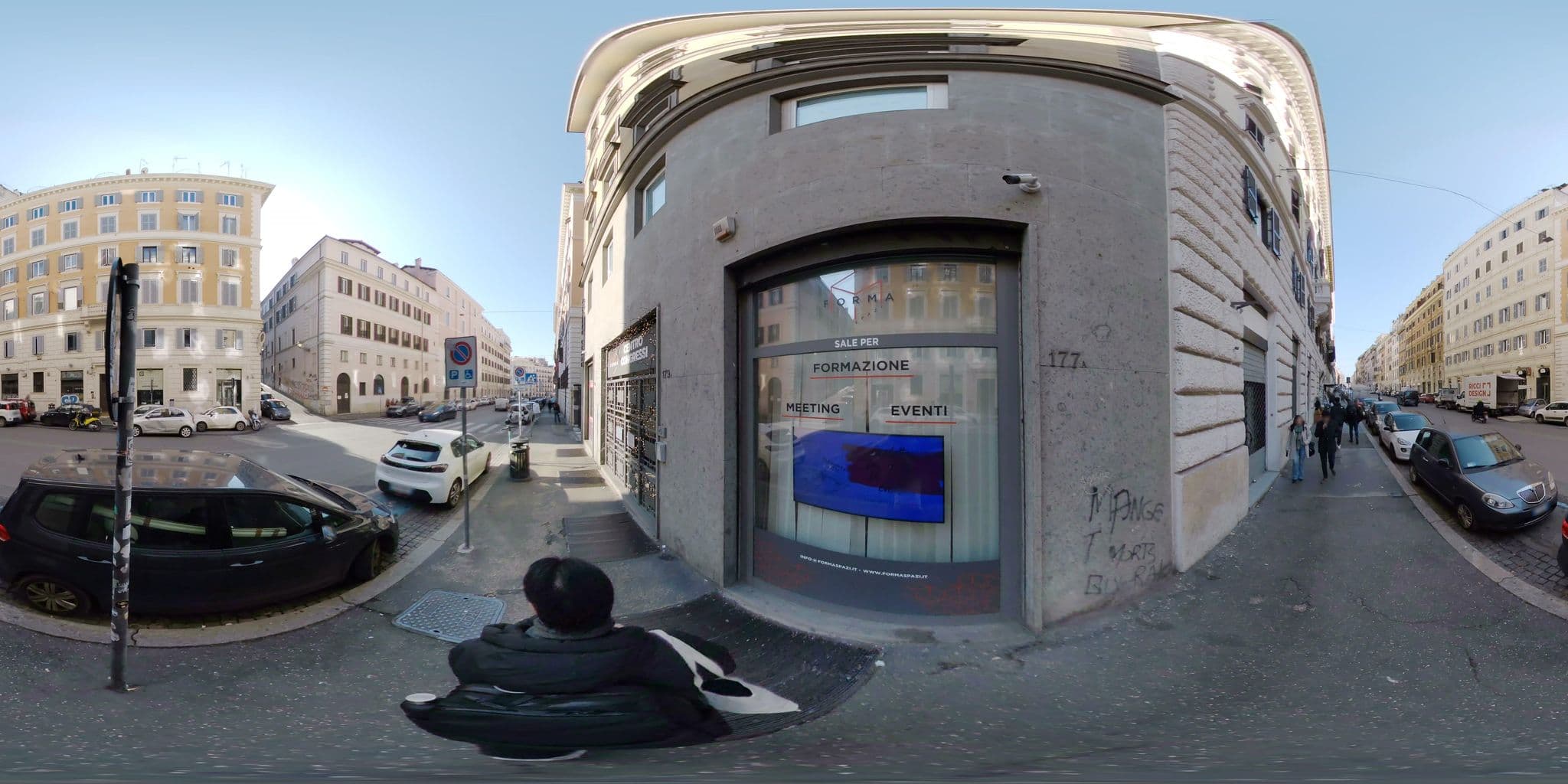 Street view near B&B Gaudium Roma, Monti — © akiyoshiii213 (CC BY-SA · Mapillary)