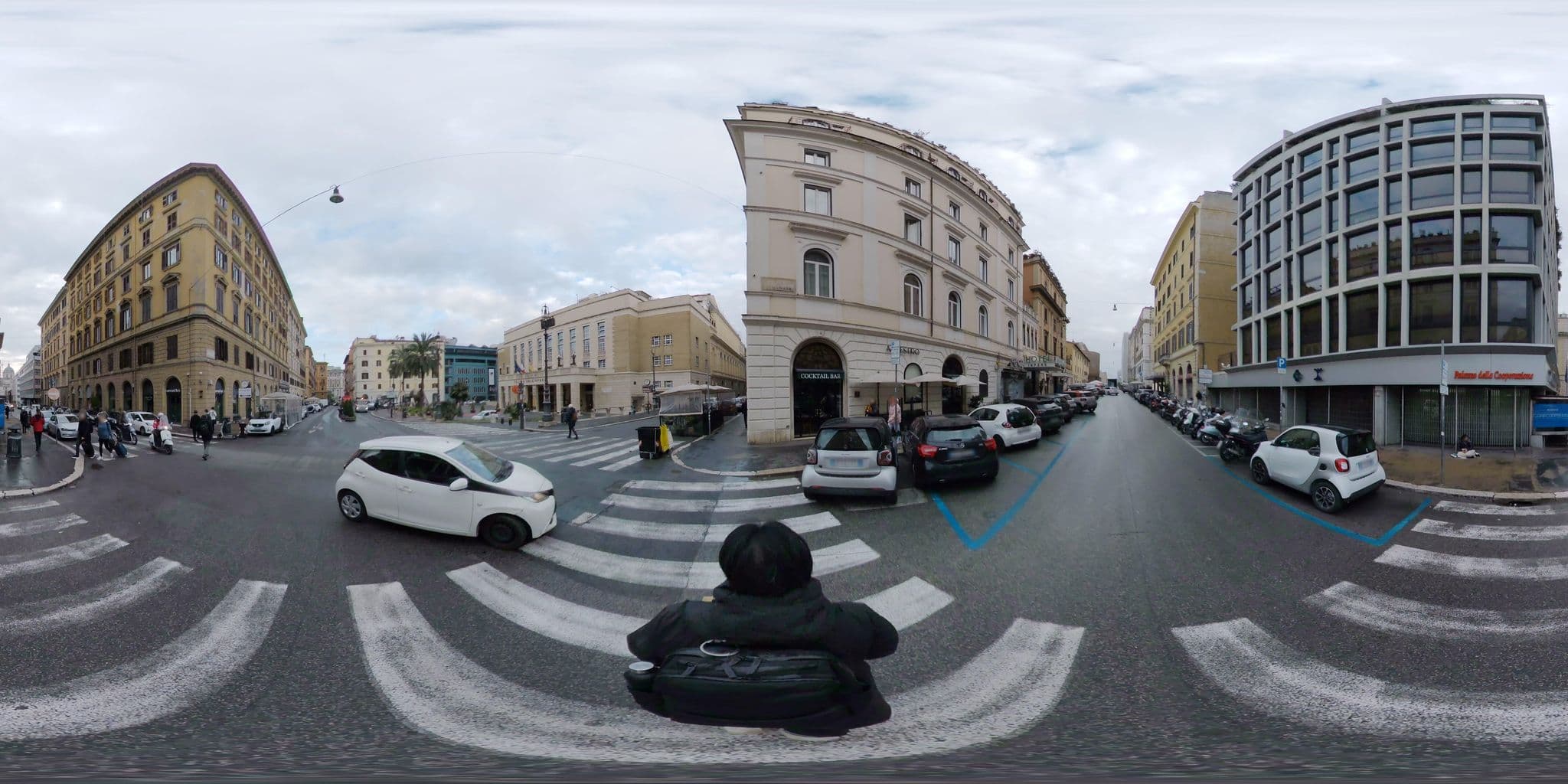 Street view near Luxury Inn Theatre Roma, Monti — © akiyoshiii213 (CC BY-SA · Mapillary)