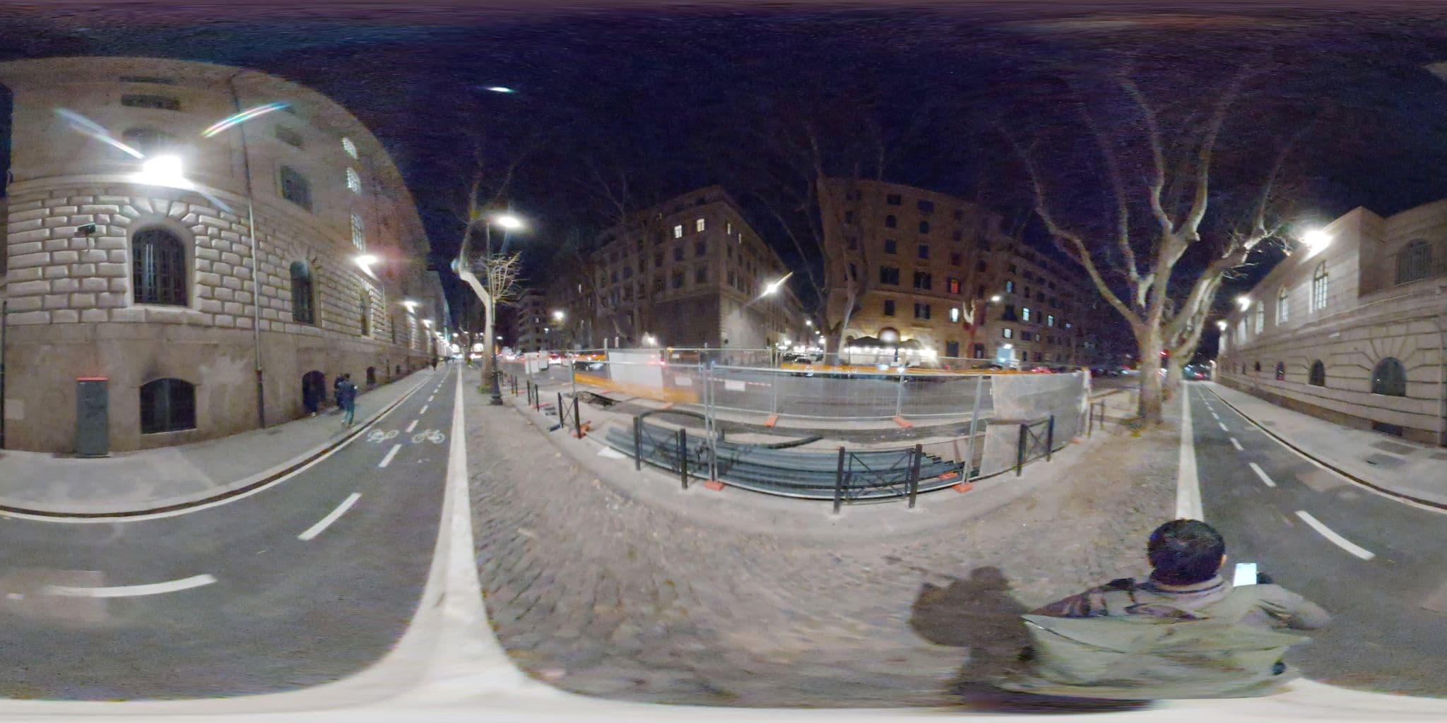 Street view near Funny Palace Hostel, Castro Pretorio — © mapconcierge (CC BY-SA · Mapillary)
