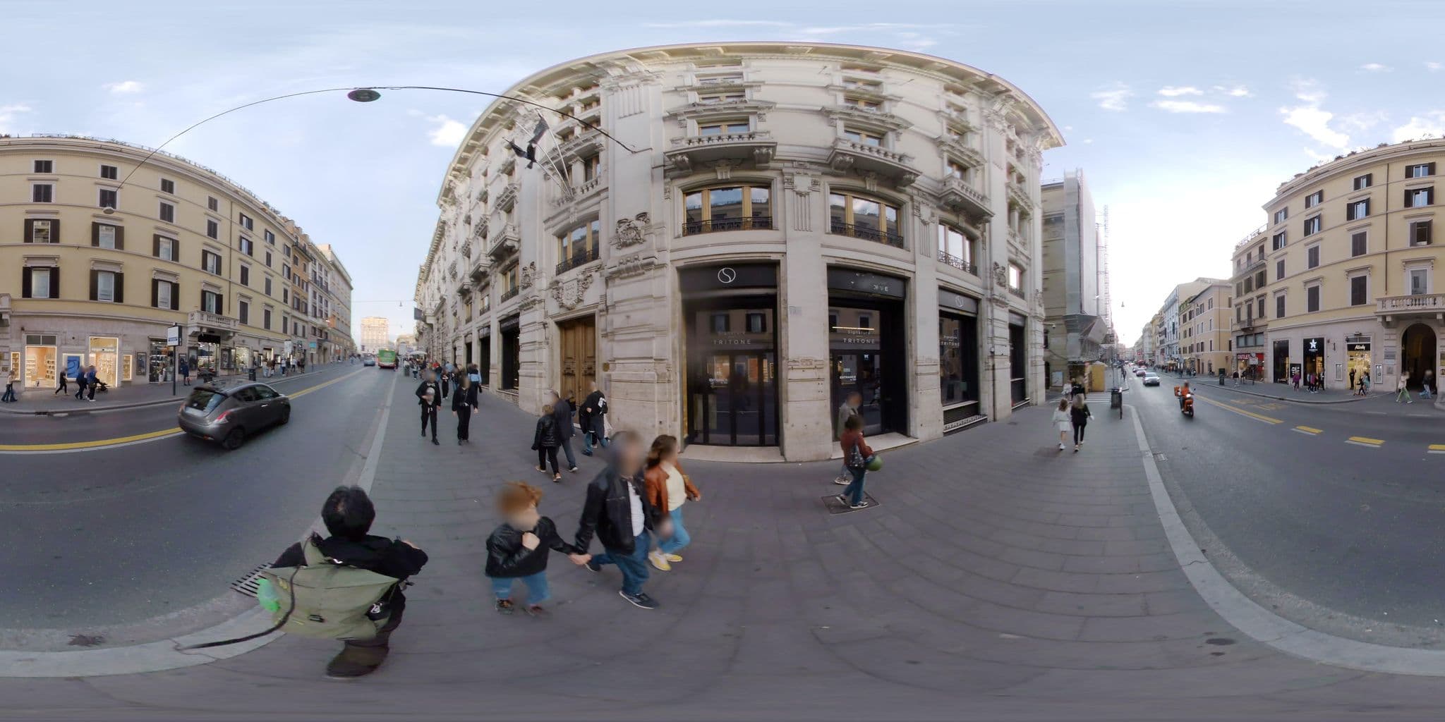 Street view near Bramble Luxury Suites, Ludovisi — © mapconcierge (CC BY-SA · Mapillary)