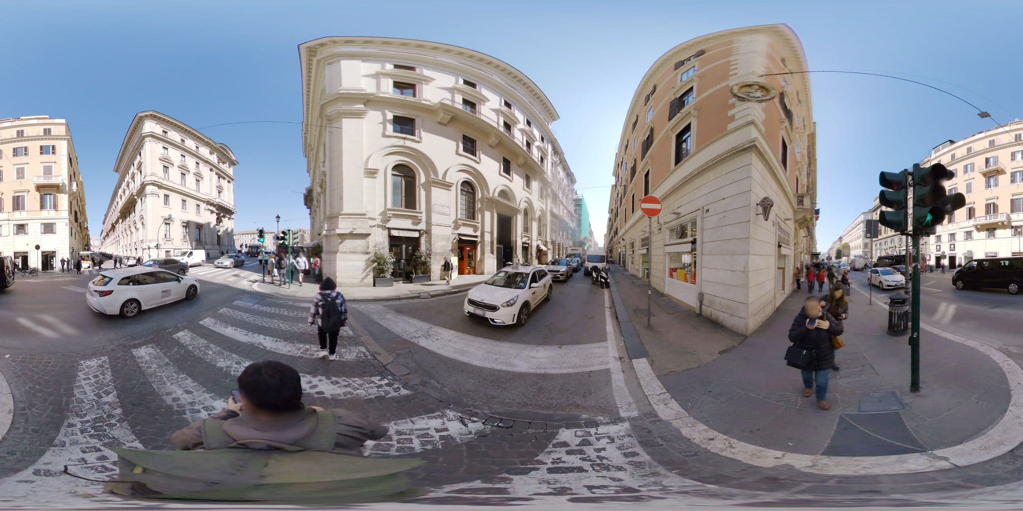 Street view near Hotel Dharma, Monti — © mapconcierge (CC BY-SA · Mapillary)