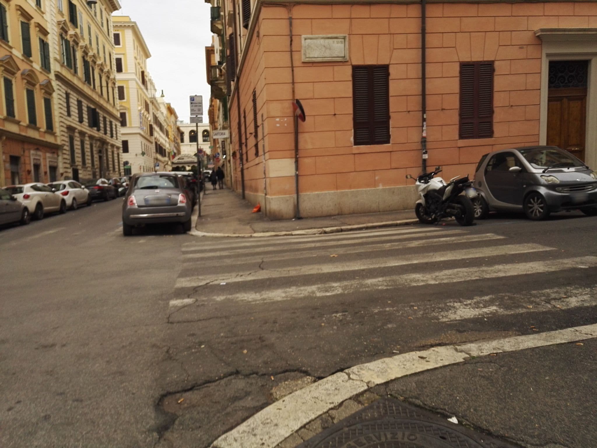 Street view near Atos B&B, Castro Pretorio — © marcuscalabresus (CC BY-SA · Mapillary)