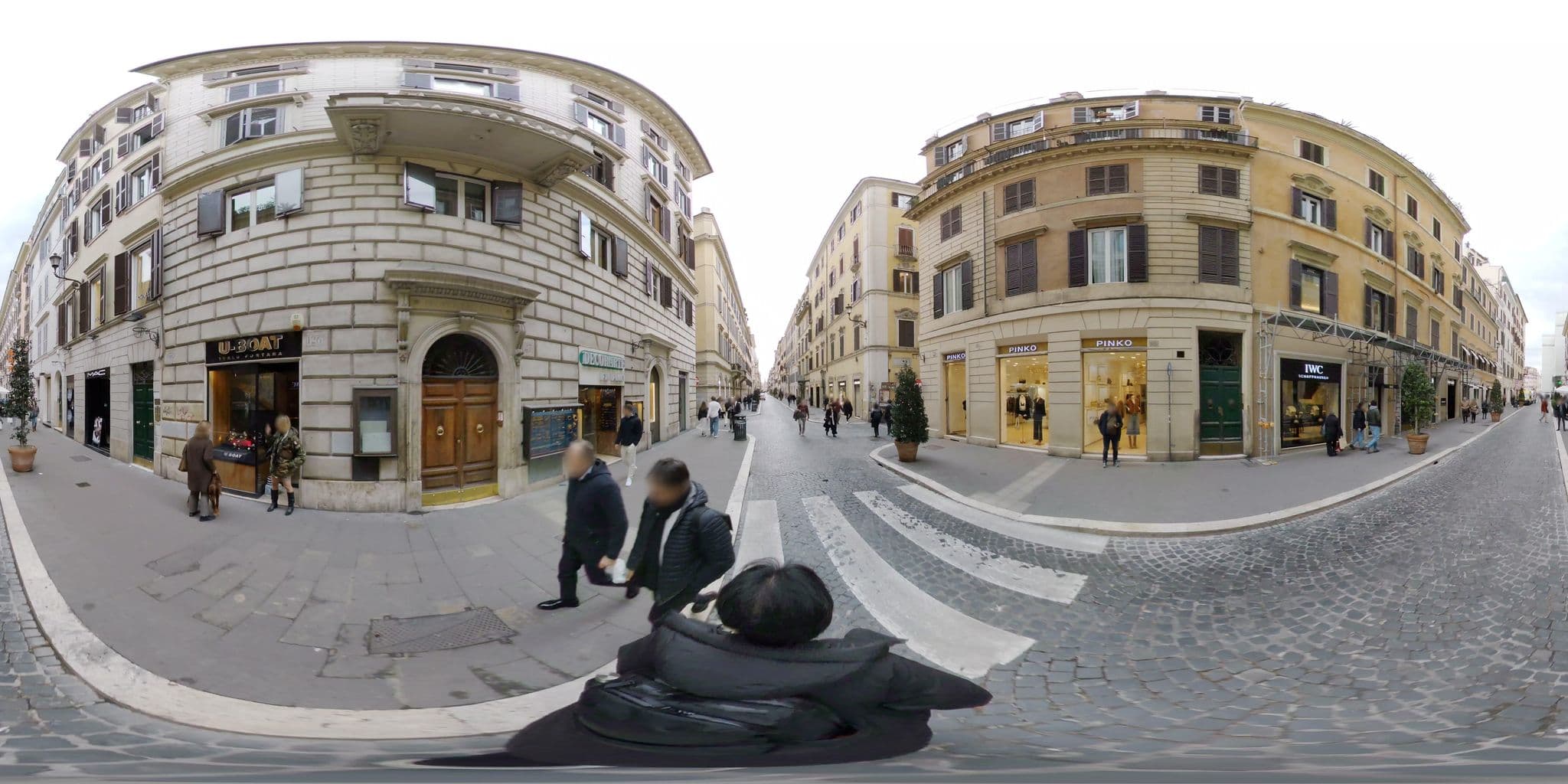 Street view near Babuino 127 Rooms, Campo Marzio — © akiyoshiii213 (CC BY-SA · Mapillary)