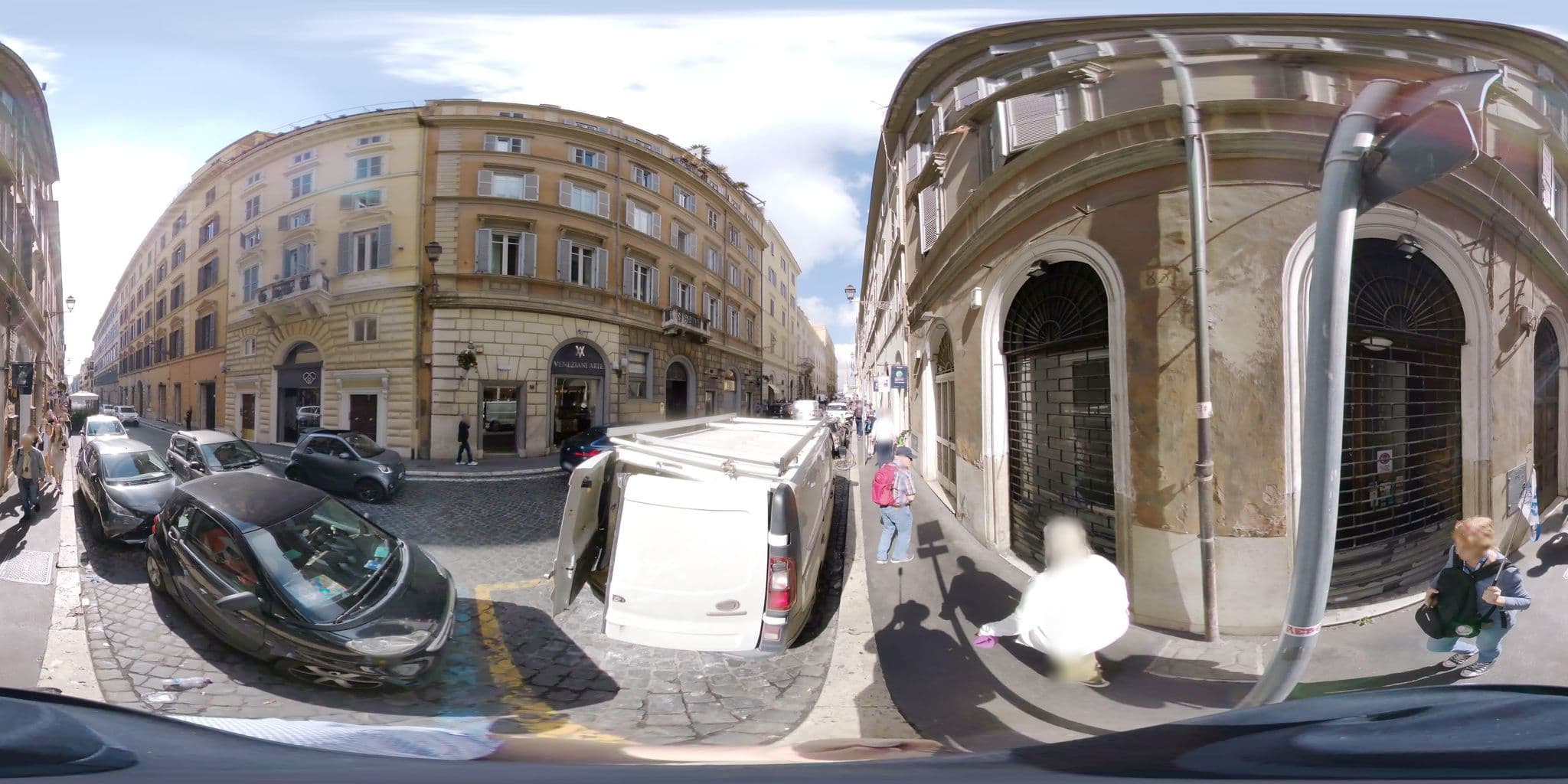 Street view near AwesHome, Ludovisi — © stefan-RolfsRom (CC BY-SA · Mapillary)