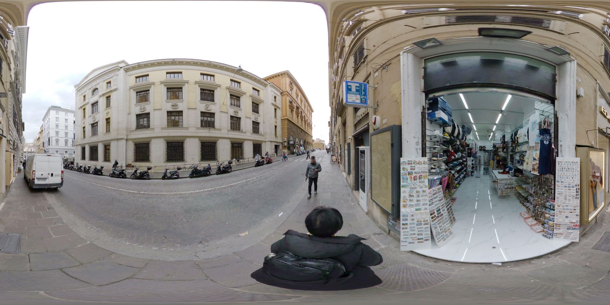 Street view near Relais La Maison B&B, Monti — © akiyoshiii213 (CC BY-SA · Mapillary)