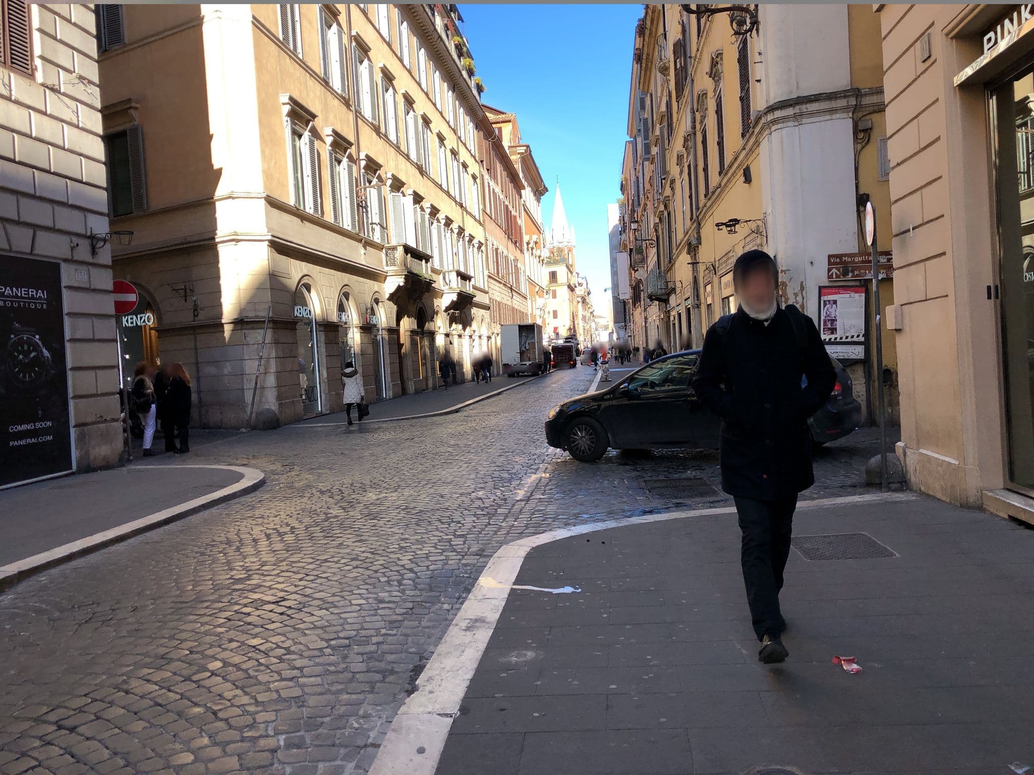Street view near Exclusive apartment a few steps from Spanish Steps, Campo Marzio — © peterleth (CC BY-SA · Mapillary)