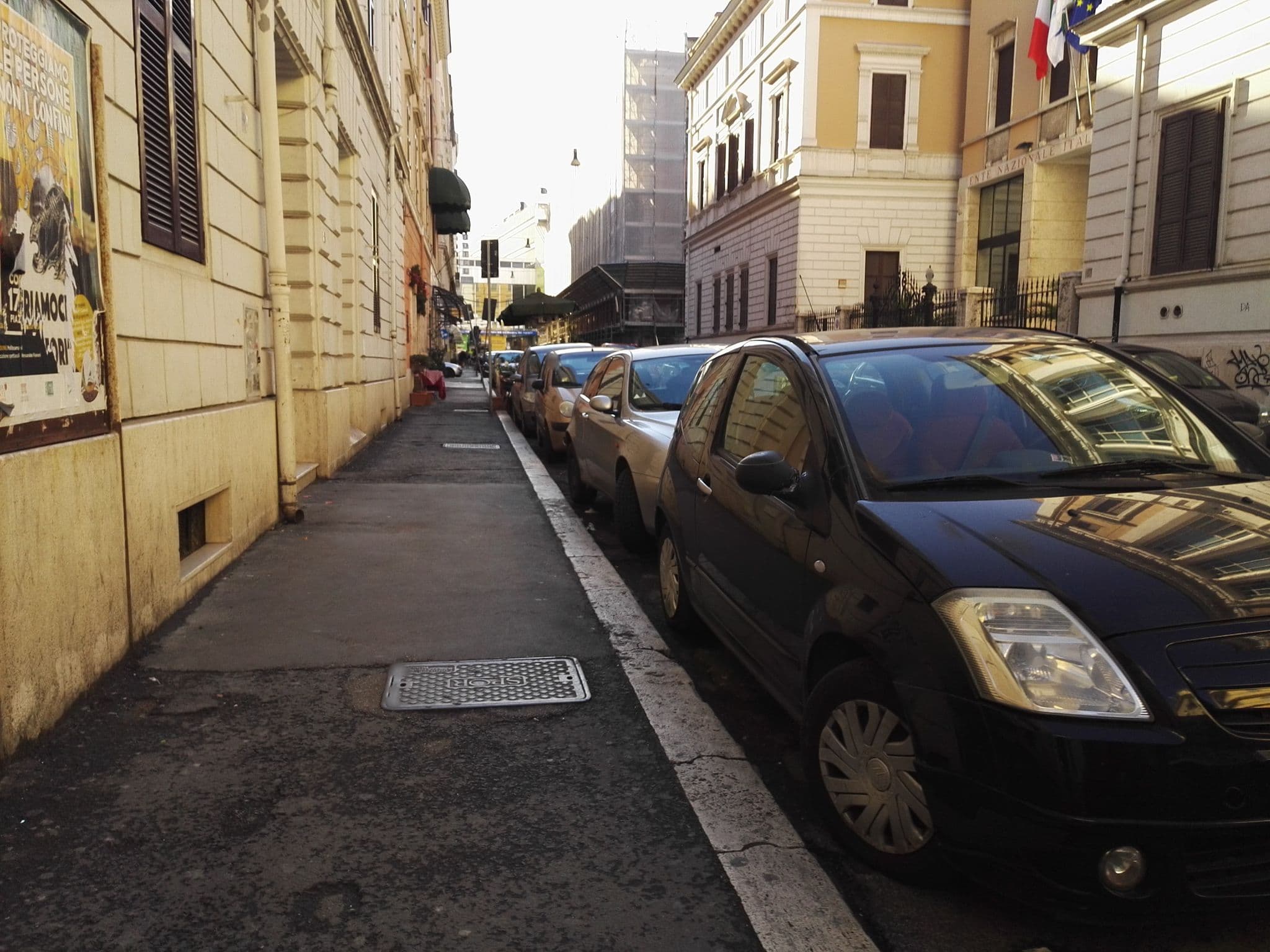 Street view near Hotel Marghera, Castro Pretorio — © marcuscalabresus (CC BY-SA · Mapillary)