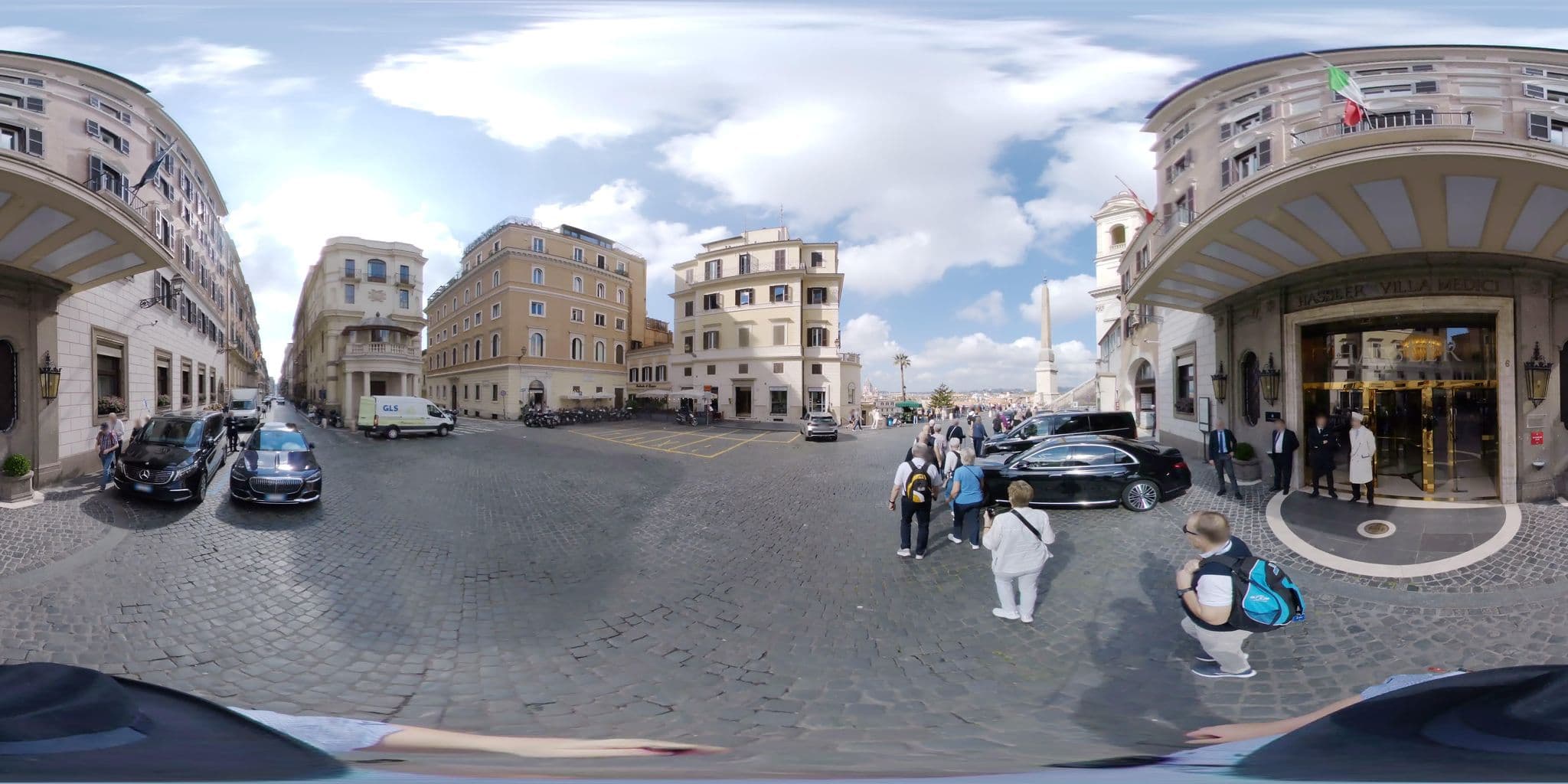 Street view near All'obelisco bed & breakfast, Ludovisi — © stefan-RolfsRom (CC BY-SA · Mapillary)