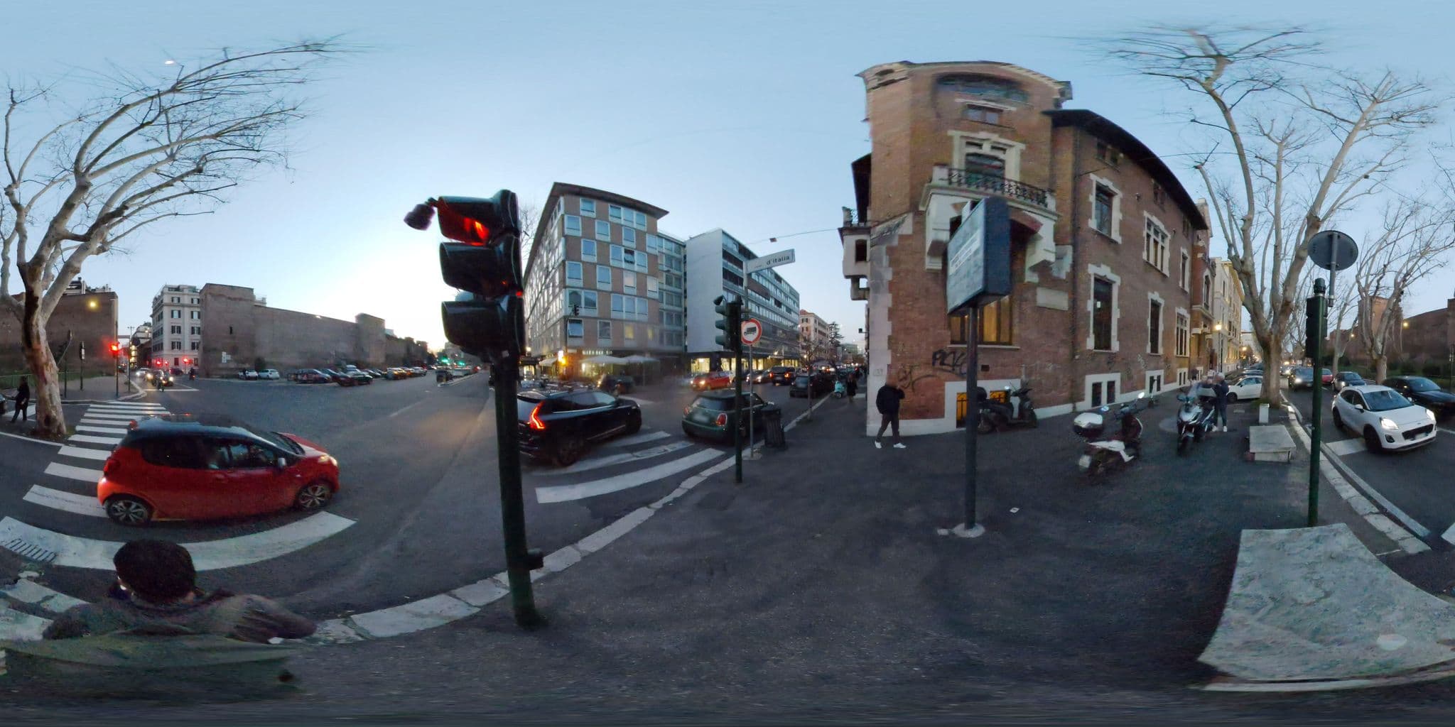 Street view near Villa Marignoli, Sallustiano — © mapconcierge (CC BY-SA · Mapillary)