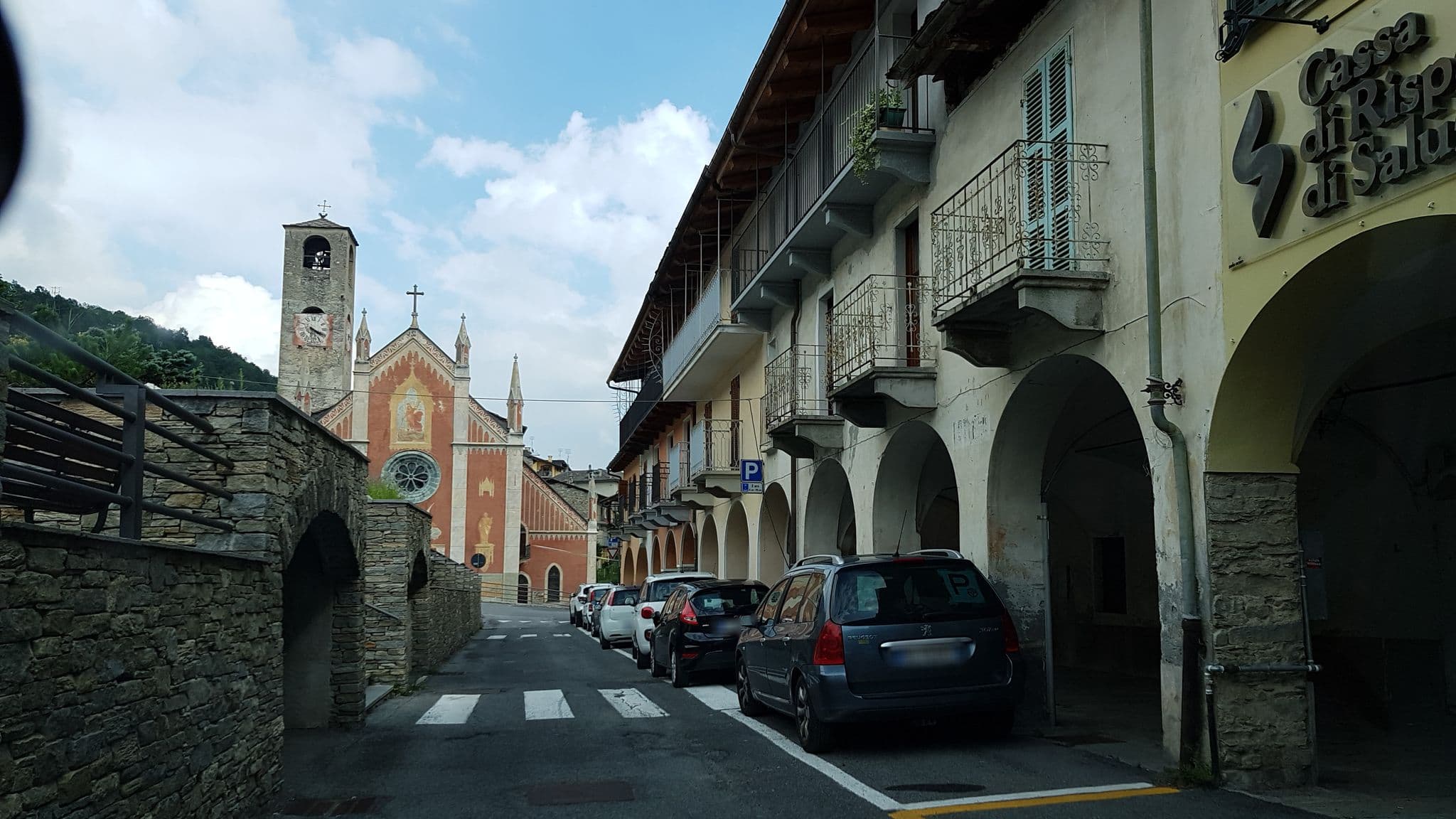 Street view near Taverna Dello Scudo, Sanfront — © ale_zena_it (CC BY-SA · Mapillary)