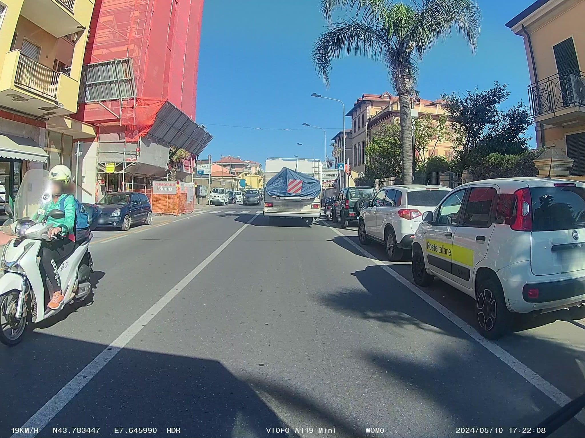 Street view near Albergo Asti, Vallecrosia — © soulcover (CC BY-SA · Mapillary)
