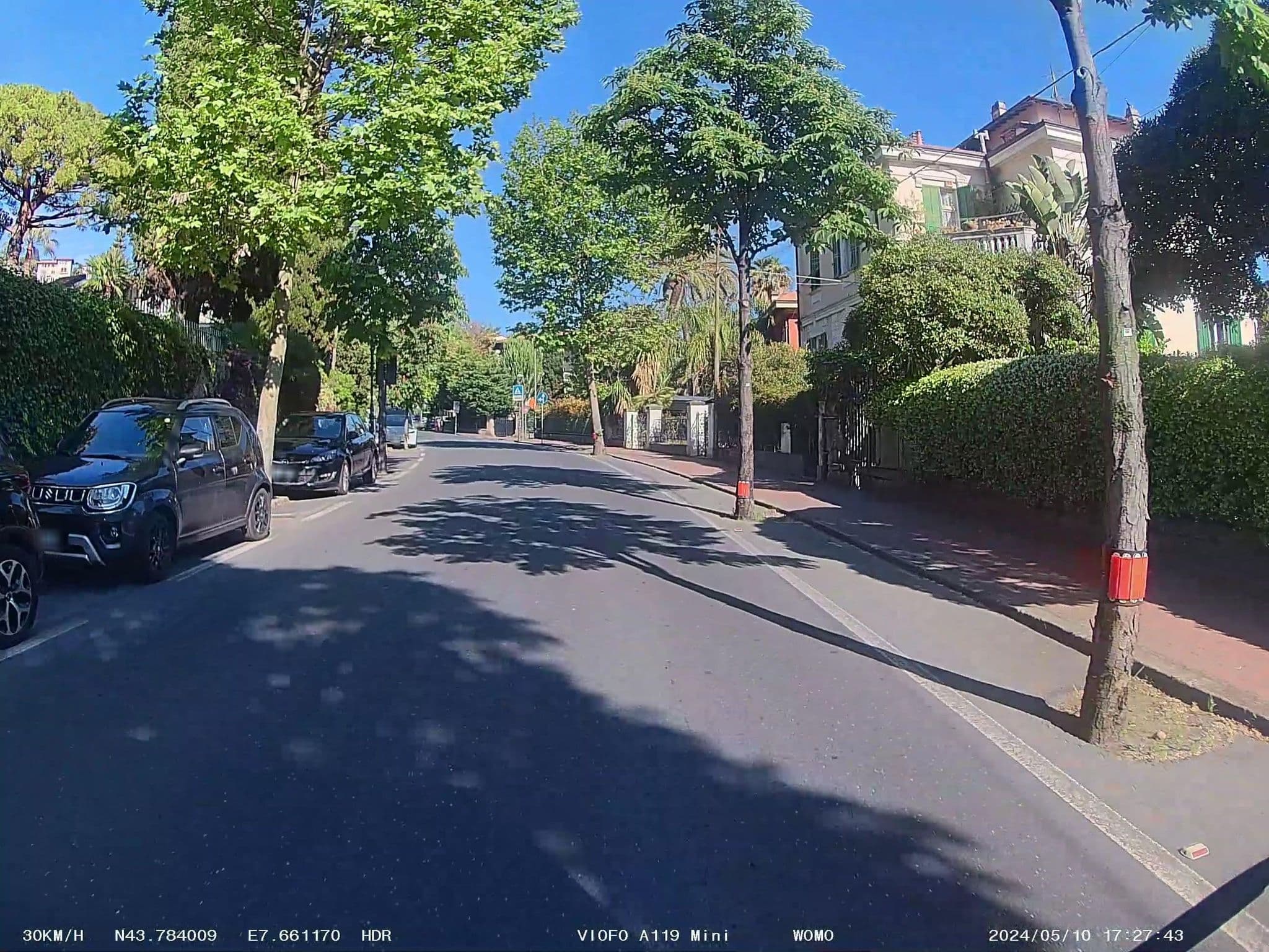 Street view near Il Villino, Bordighera — © soulcover (CC BY-SA · Mapillary)