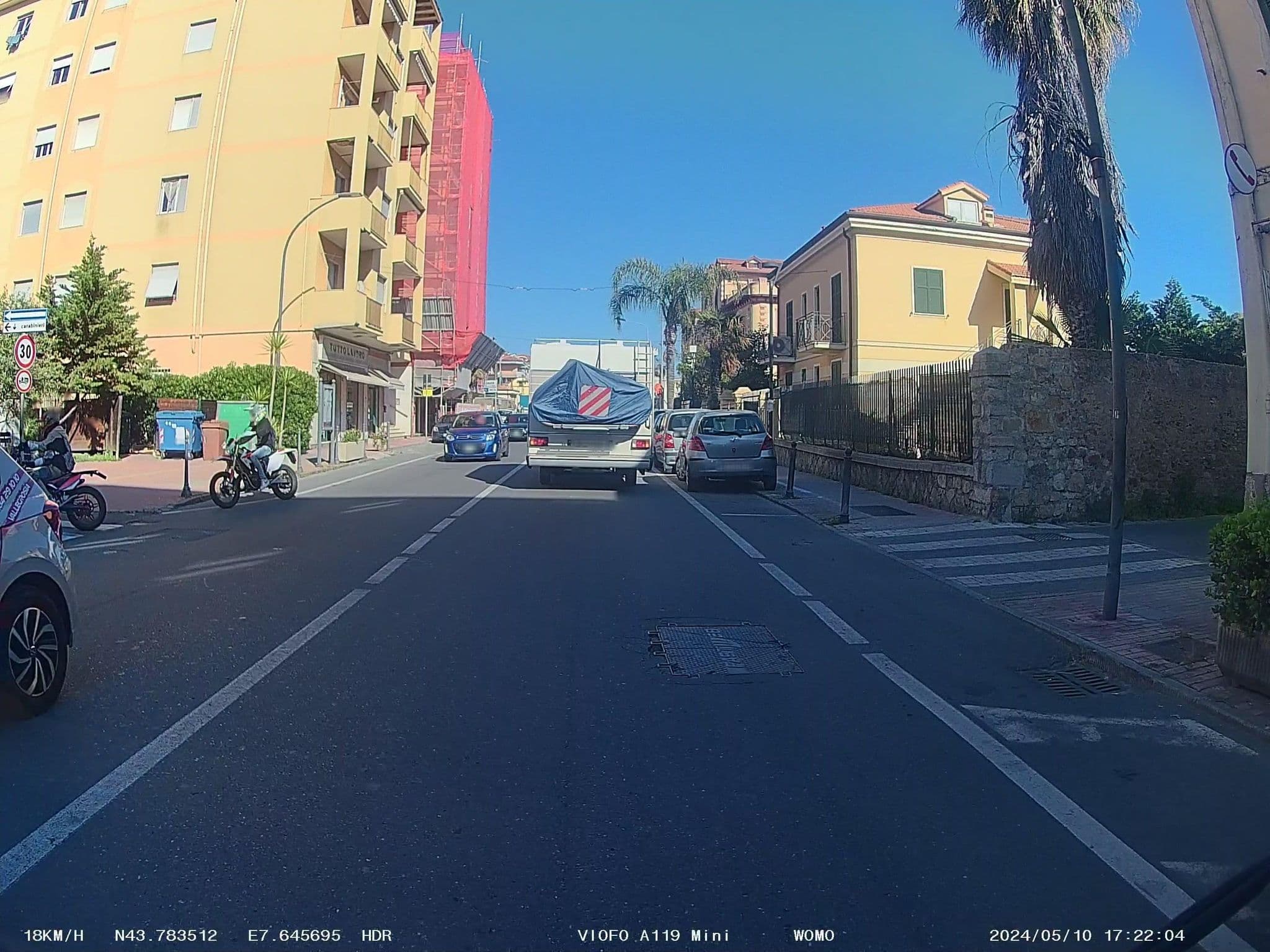 Street view near B&B Lidia, Vallecrosia — © soulcover (CC BY-SA · Mapillary)