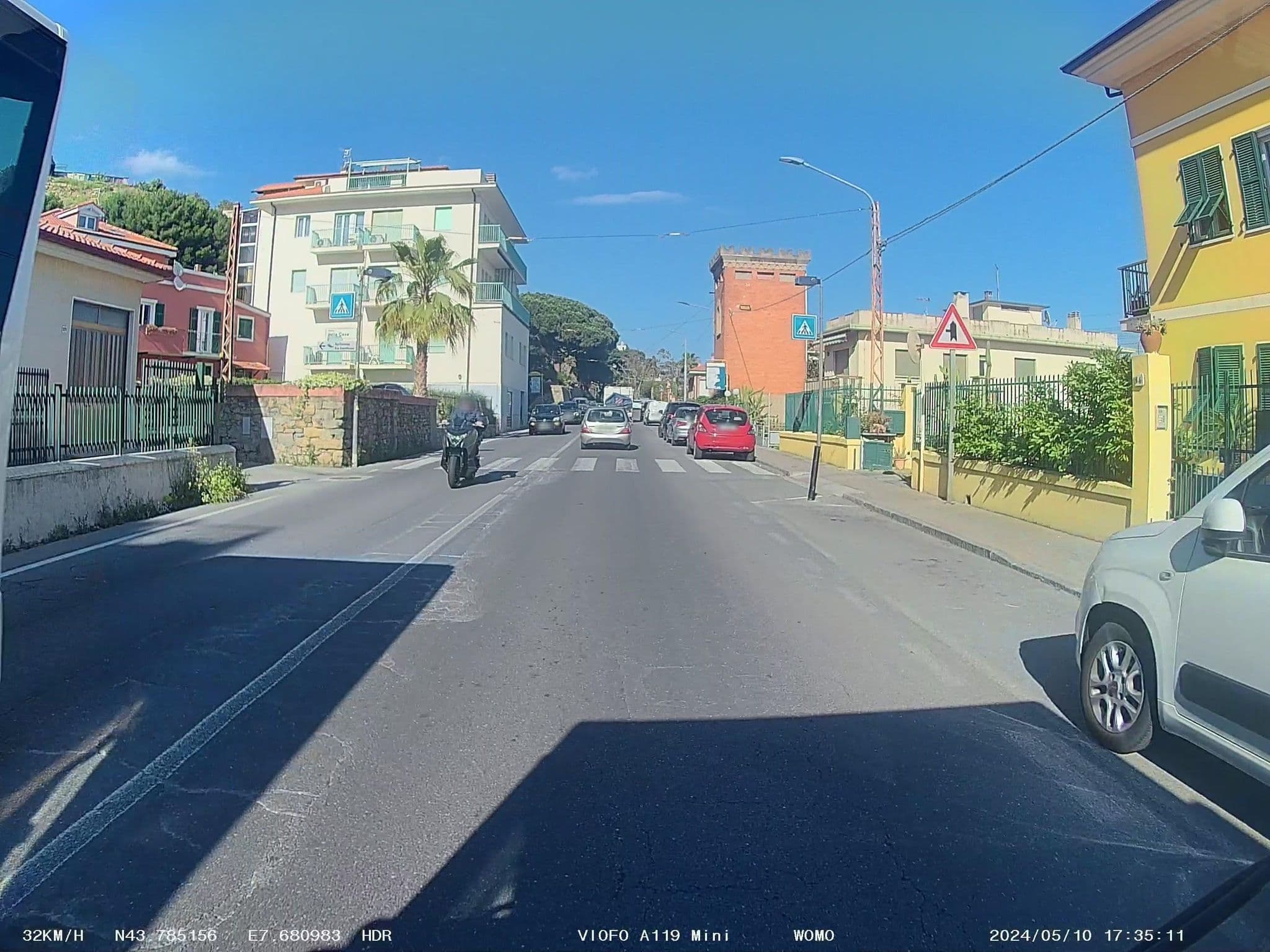 Street view near Appartamento Bordighera, Bordighera — © soulcover (CC BY-SA · Mapillary)
