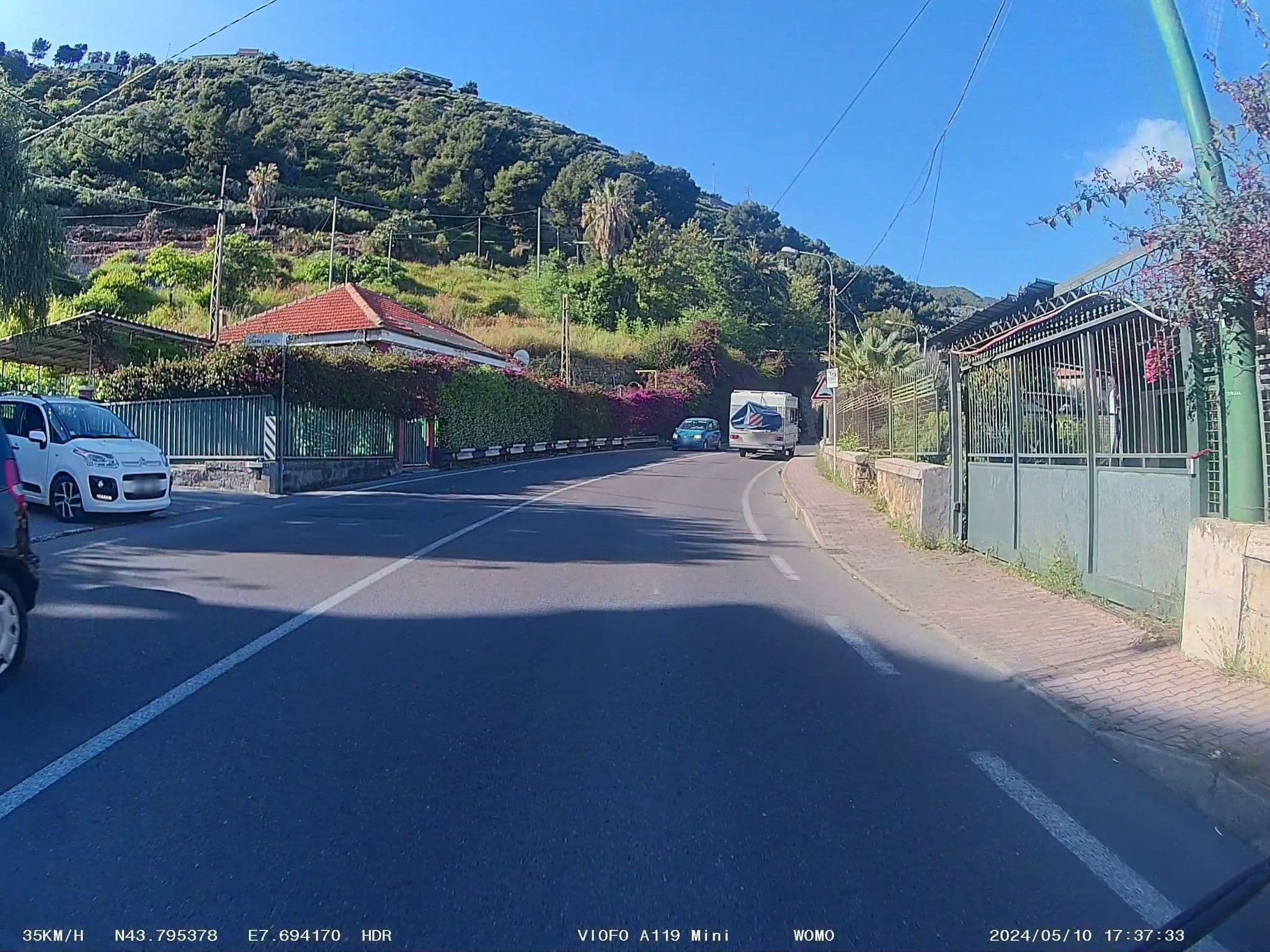 Street view near Isotta Garden, Ospedaletti — © soulcover (CC BY-SA · Mapillary)