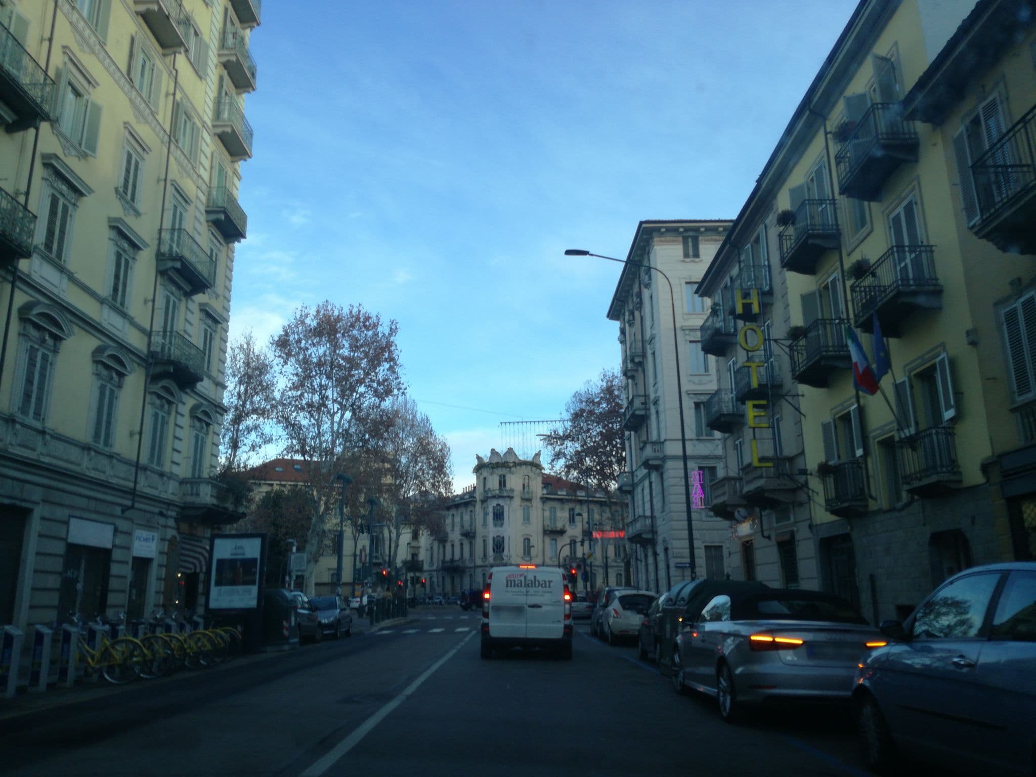 Street view near Hotel Statuto, Cit Turin — © dicarlodiego (CC BY-SA · Mapillary)