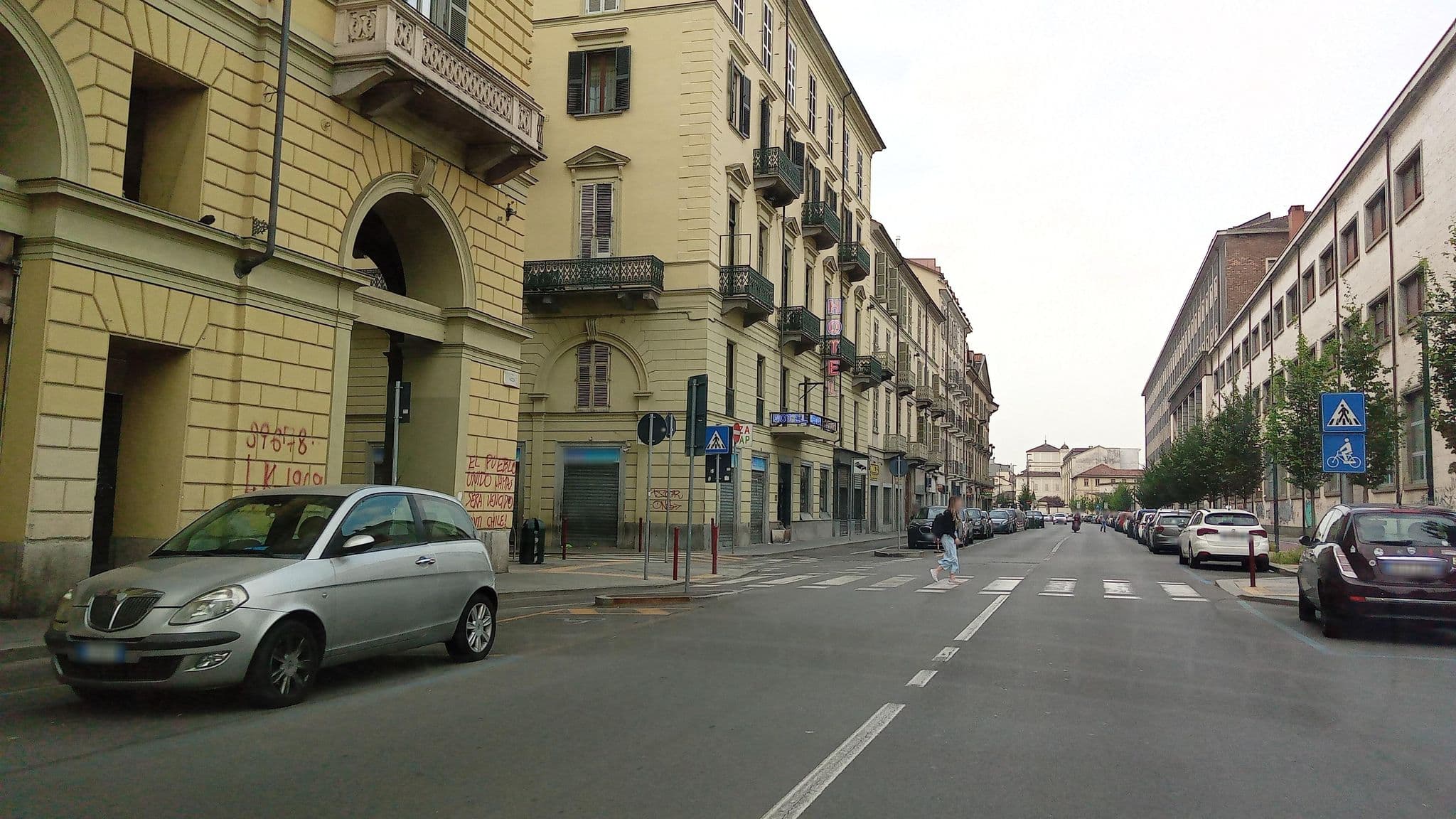 Street view near Yeswecamp, San Salvario — © ffierm (CC BY-SA · Mapillary)