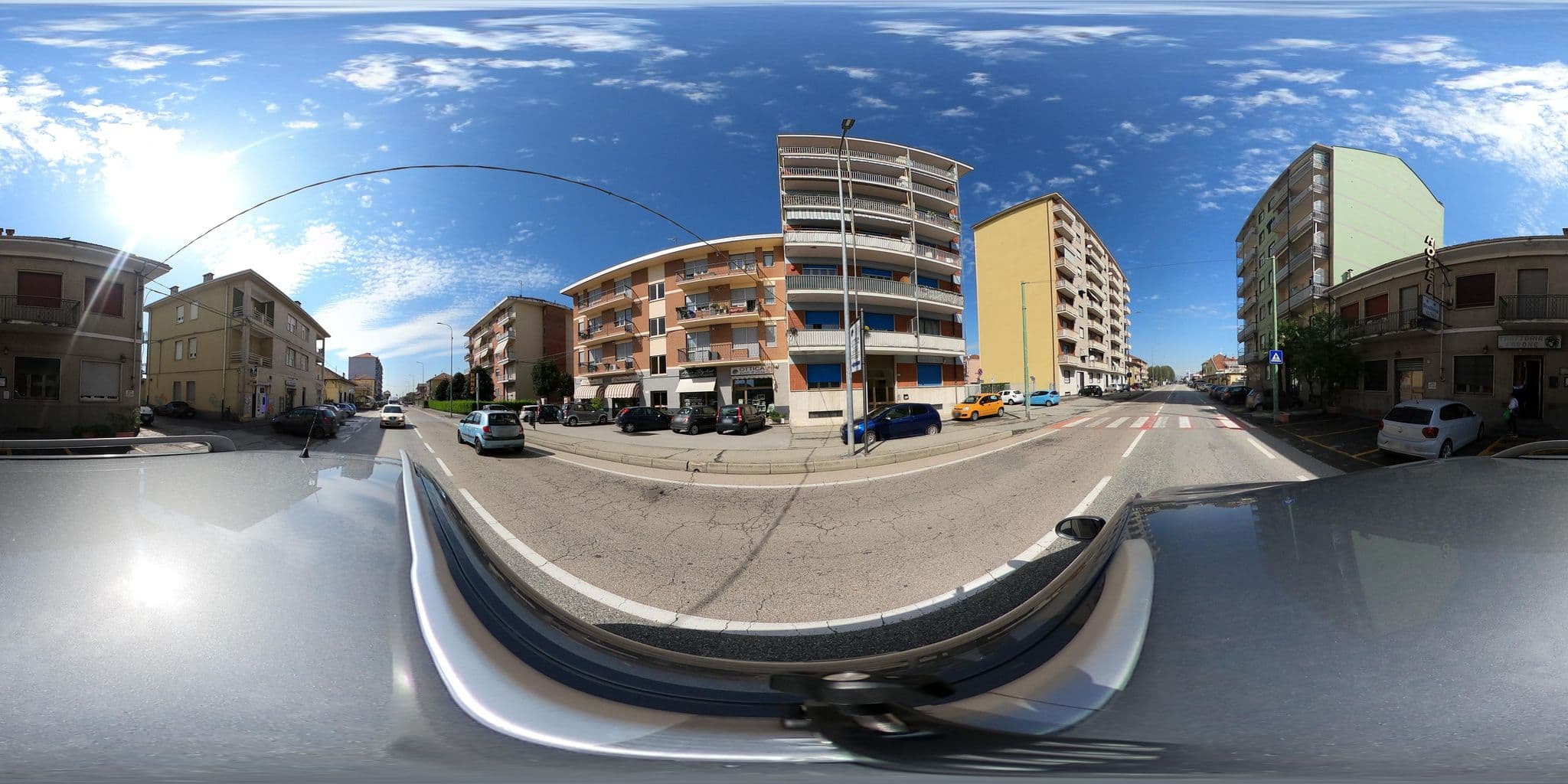 Street view near Hotel Stellina Trattoria Pavone Nuovo, Mappano — © canfe (CC BY-SA · Mapillary)
