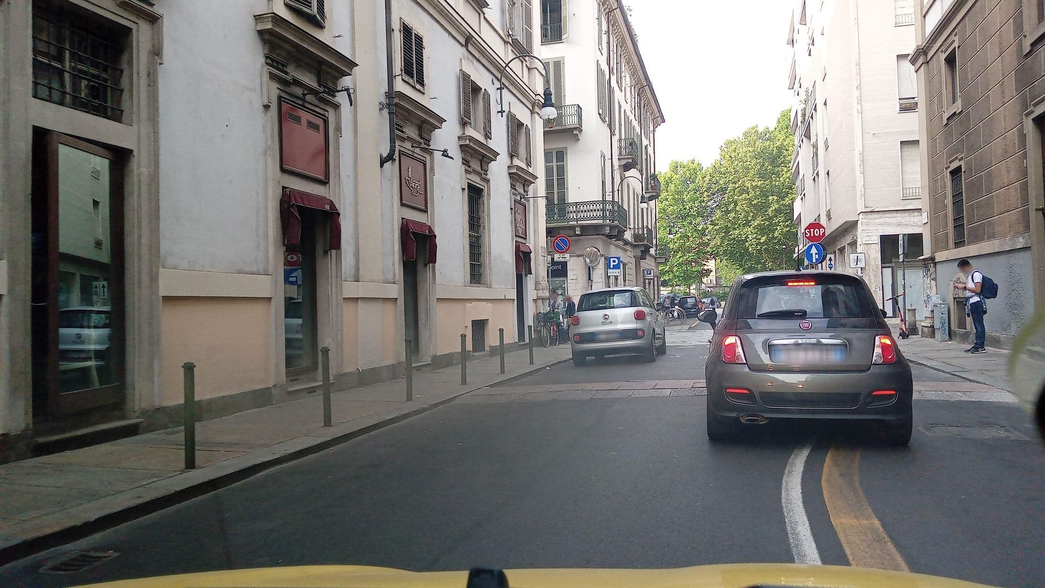 Street view near Ai Savoia Bed & Breakfast Turin, Quadrilatero — © ffierm (CC BY-SA · Mapillary)