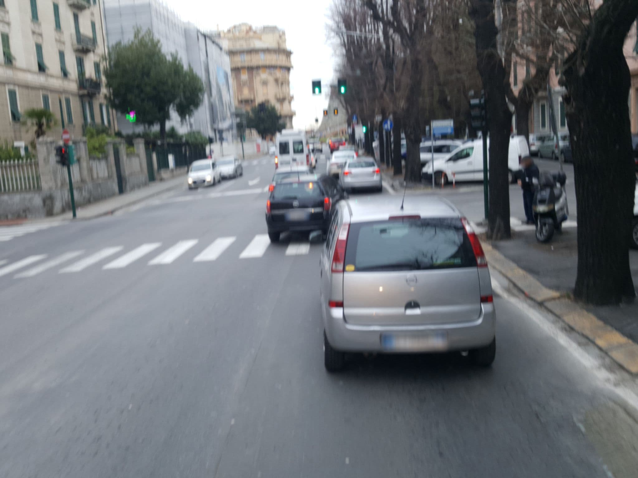 Street view near Albergo Nazionale, Savona — © klimakas (CC BY-SA · Mapillary)
