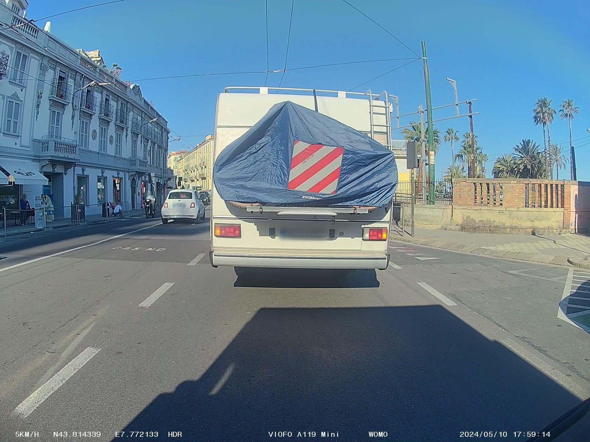 Street view near Societa Alberghi Europa S.A.E. SRL, Sanremo — © soulcover (CC BY-SA · Mapillary)