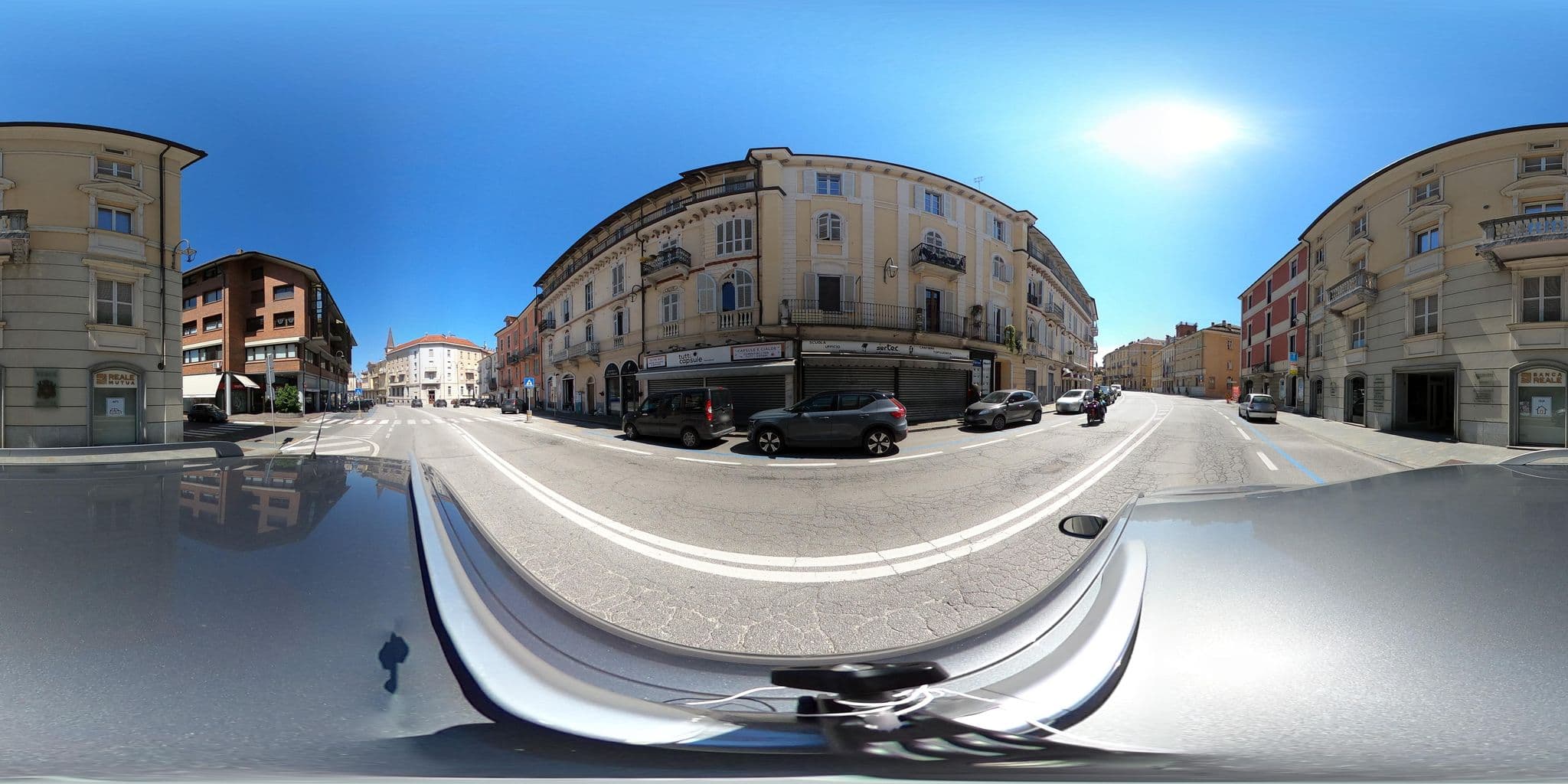 Street view near Albergo della Posta, Mondovì — © canfe (CC BY-SA · Mapillary)