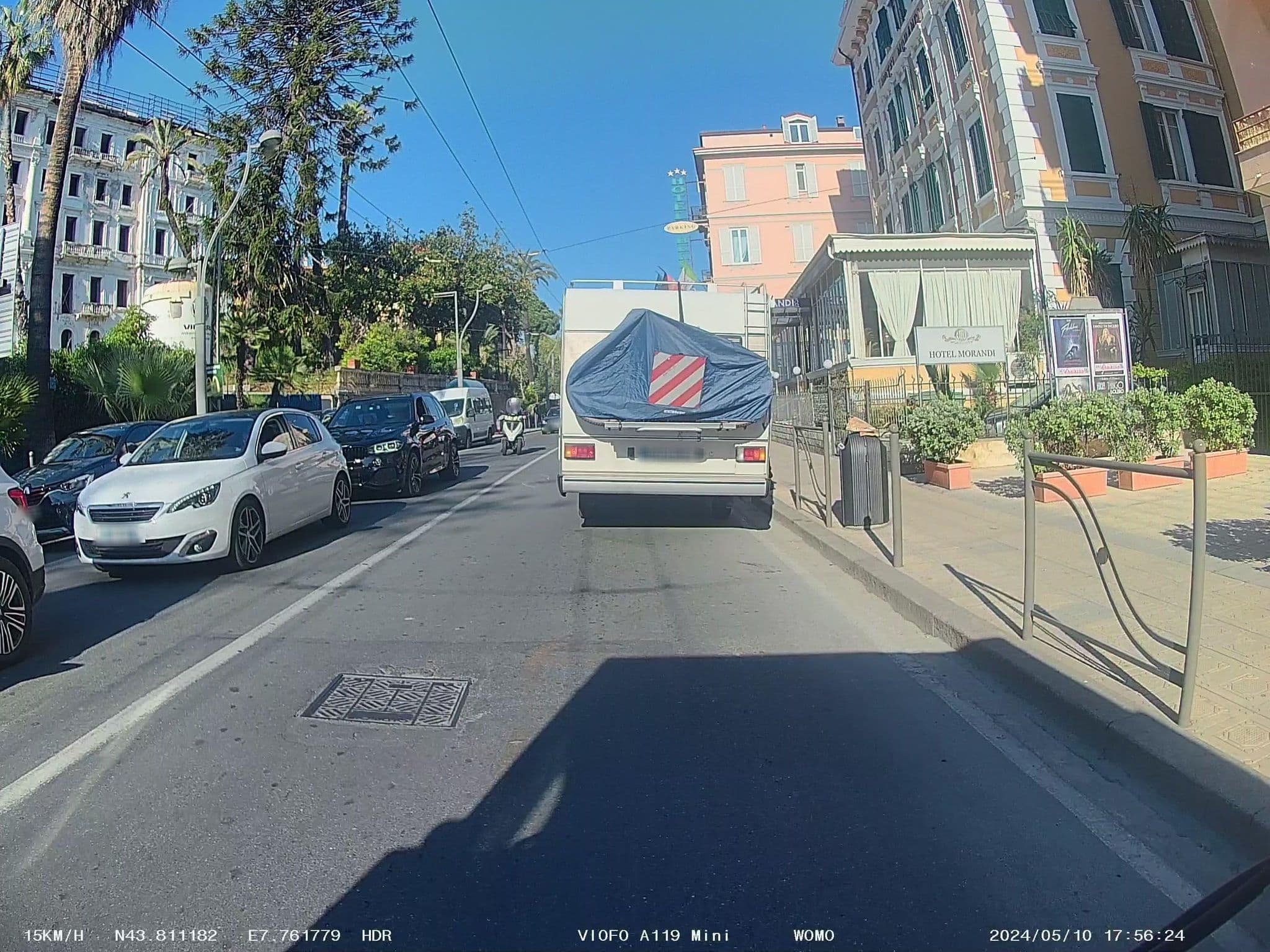 Street view near Hotel Morandi Sanremo, Sanremo — © soulcover (CC BY-SA · Mapillary)