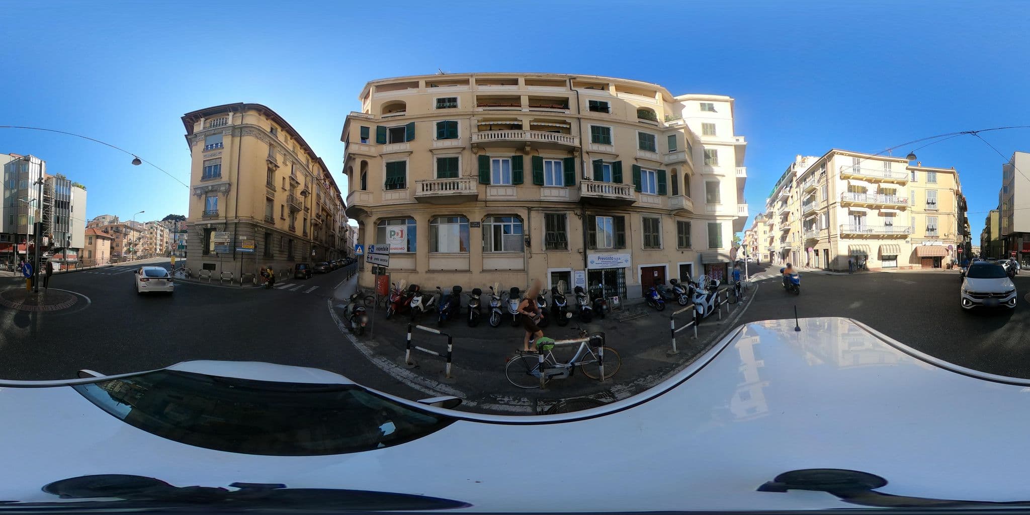 Street view near Apartment Via Alessandro Volta, Sanremo — © LucianoC63 (CC BY-SA · Mapillary)