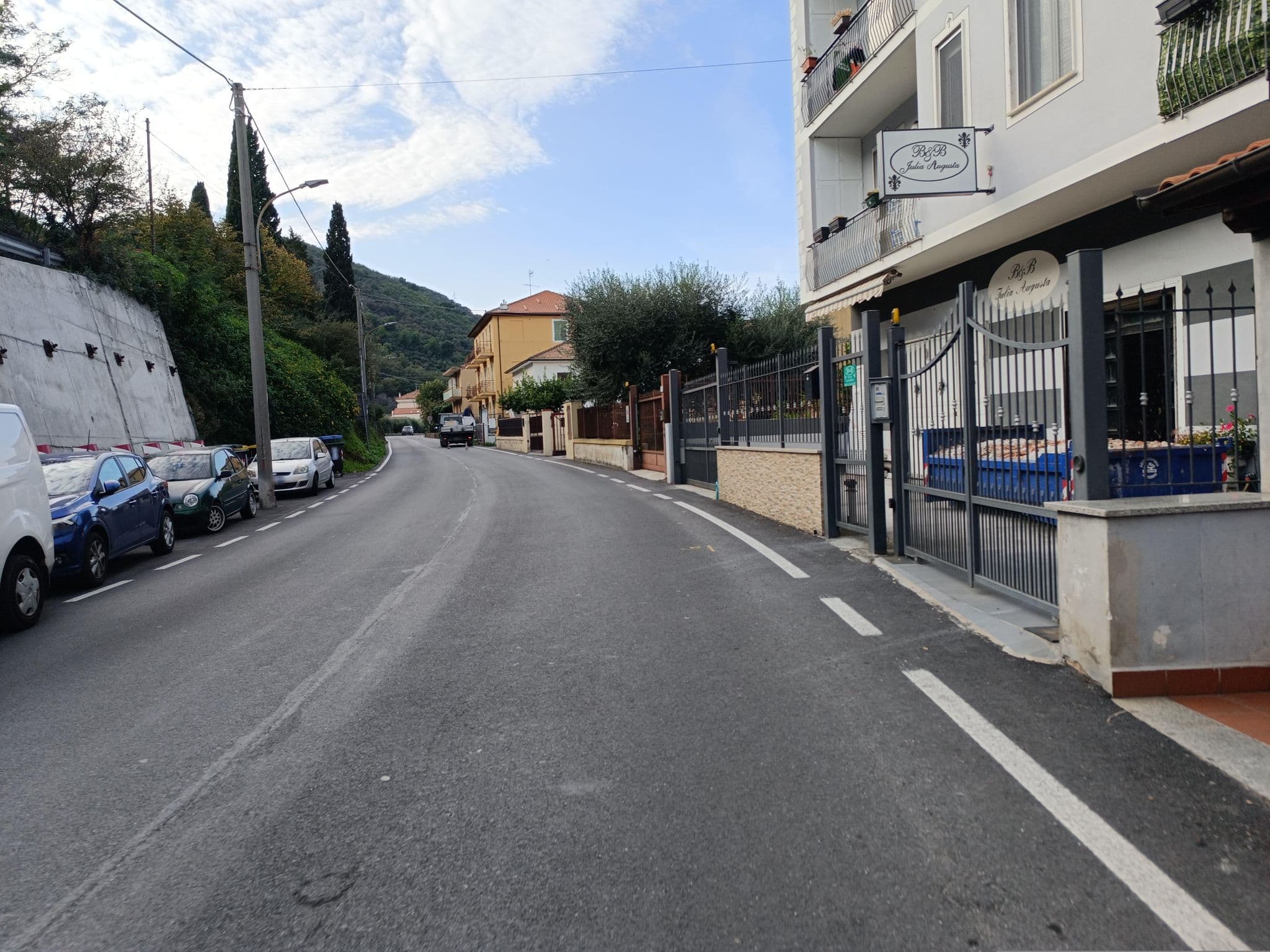 Street view near B&B Julia Augusta, Albenga — © Duro (CC BY-SA · Mapillary)